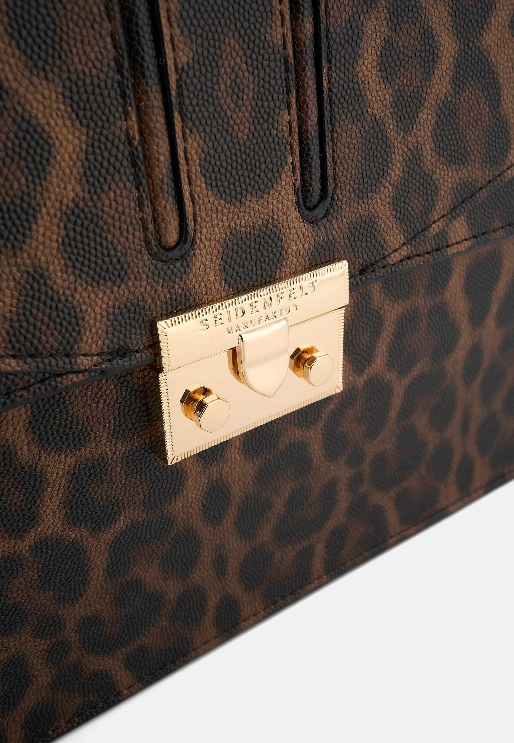 Seidenfelt - Handtaschen>Damen>Kunstledertaschen>Crossbody Taschen - Roros Big - black / black / OS-dark brown / OS-leo brown / OS
