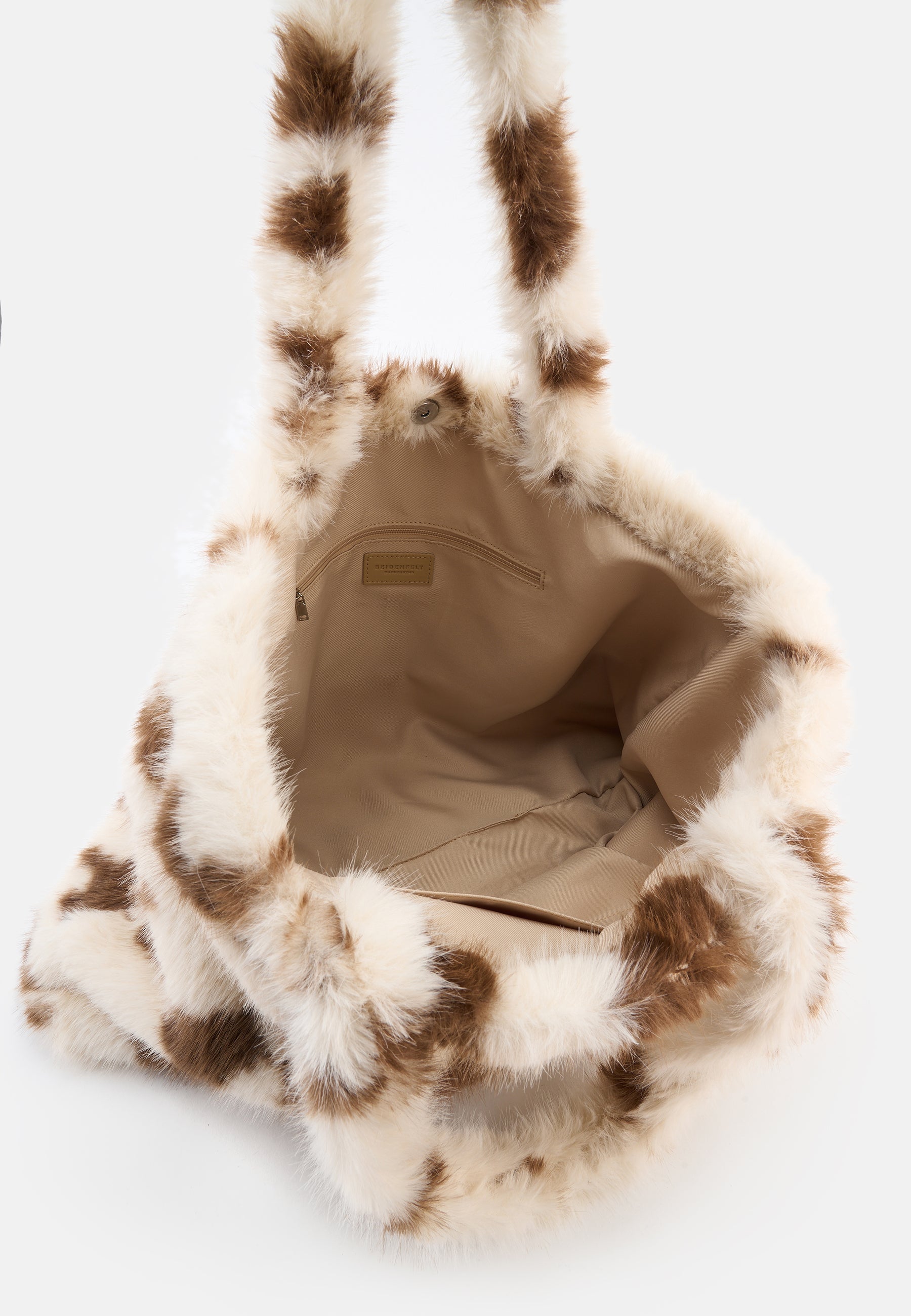 Cow White & Brown Norrlida Shopper