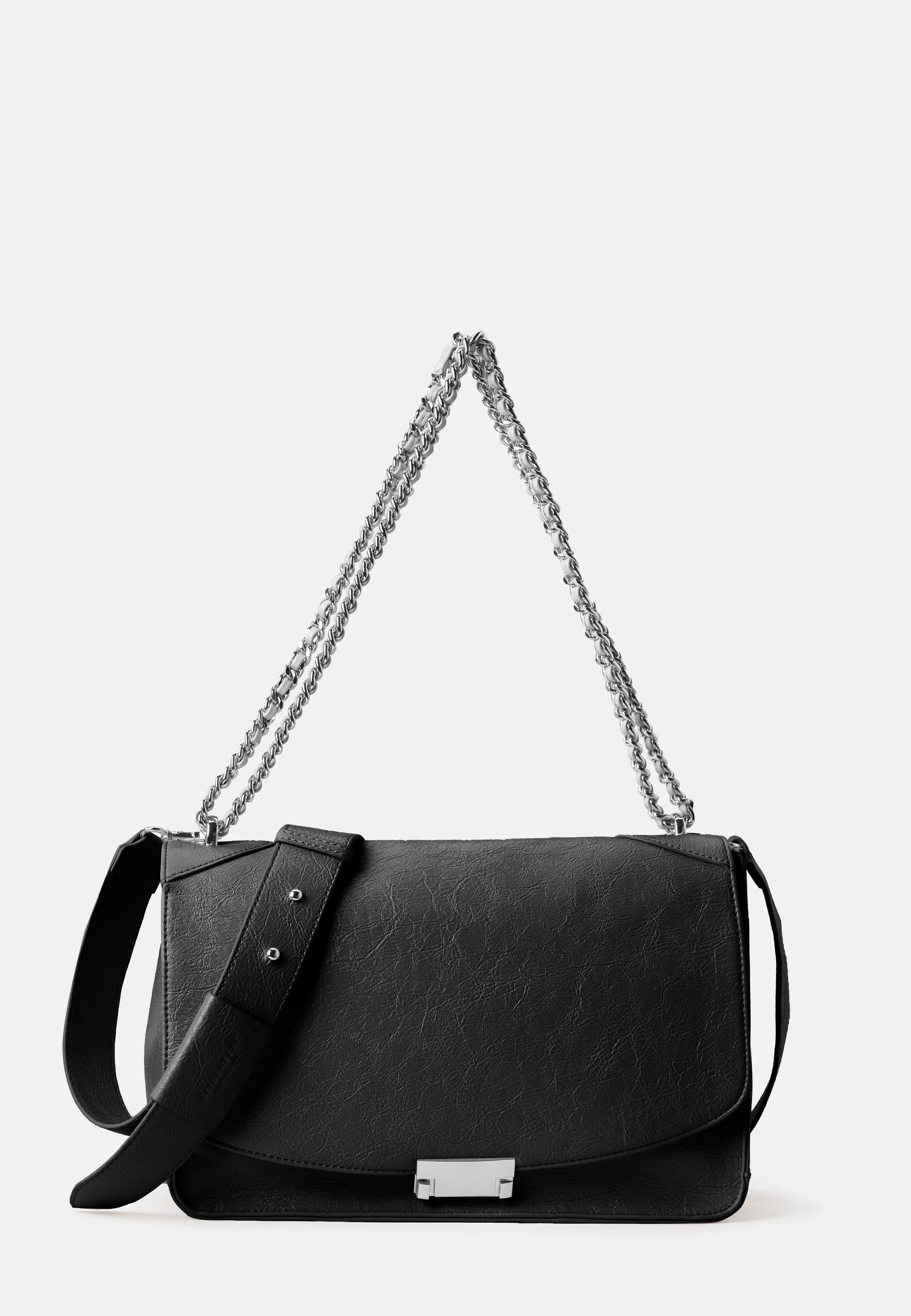 Seidenfelt - Handtaschen>Damen>Kunstledertaschen>Schulter Taschen - Vejen Shoulderbag - glossy black / OS-glossy white / OS-glossy sand / OS