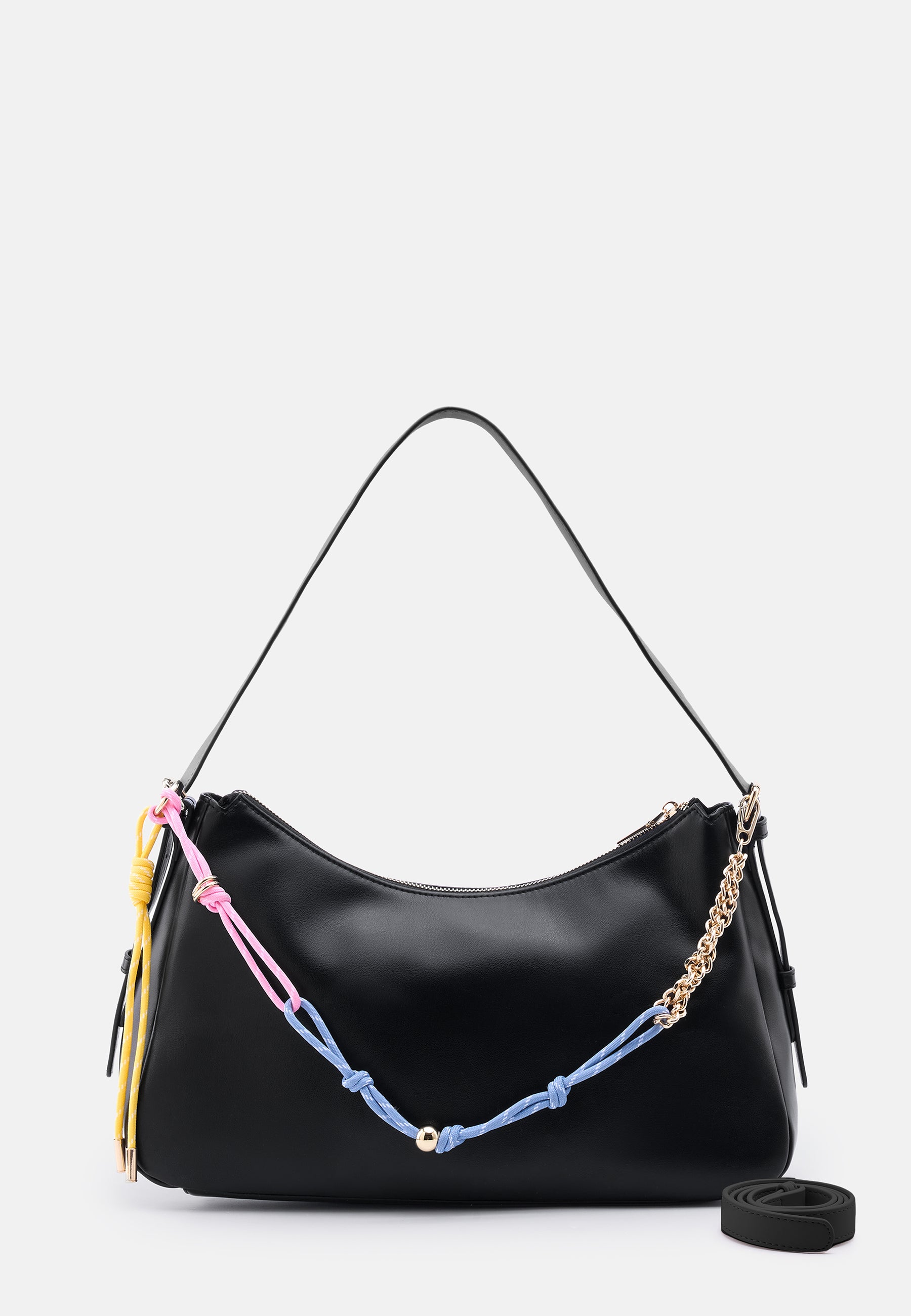 Seidenfelt - Bags - Deje Shoulderbag - Light Bubble Gum / OS-black / OS-Cream White / OS