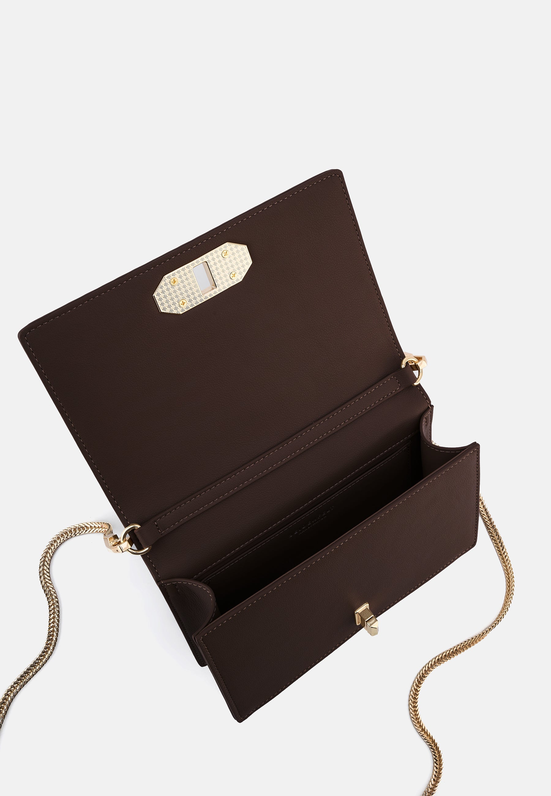Eiby Clutch dark chocolate OS