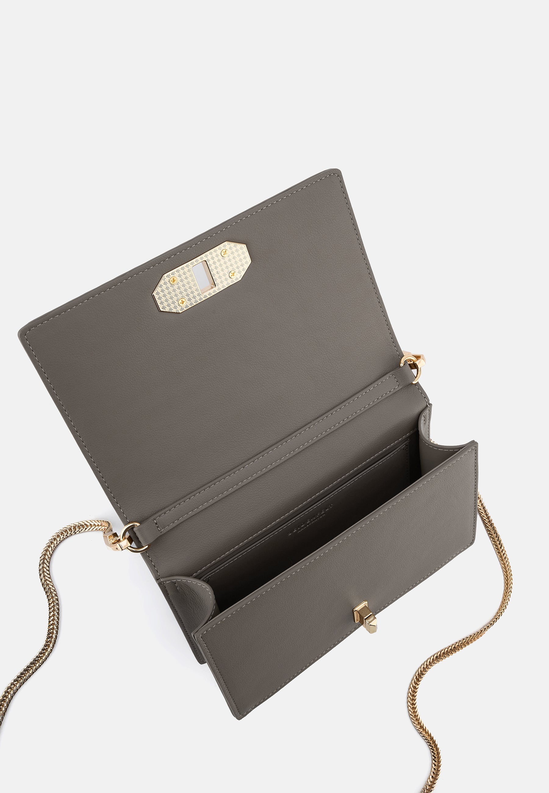 Eiby Clutch stone grey OS