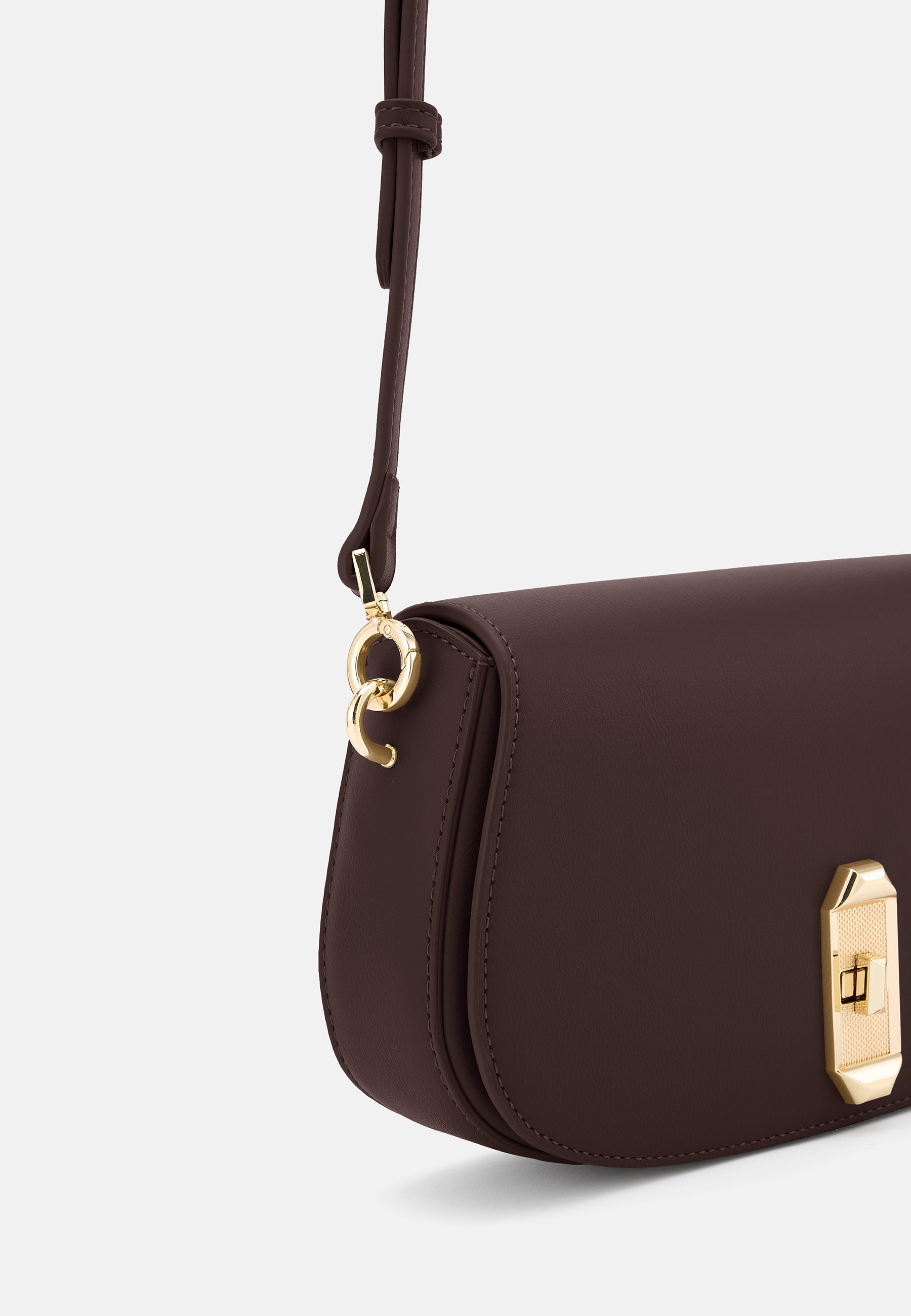 Seidenfelt - Bags - Eiby Crossbag - black / OS-dark chocolate / OS-stone grey / OS-khaki green / OS