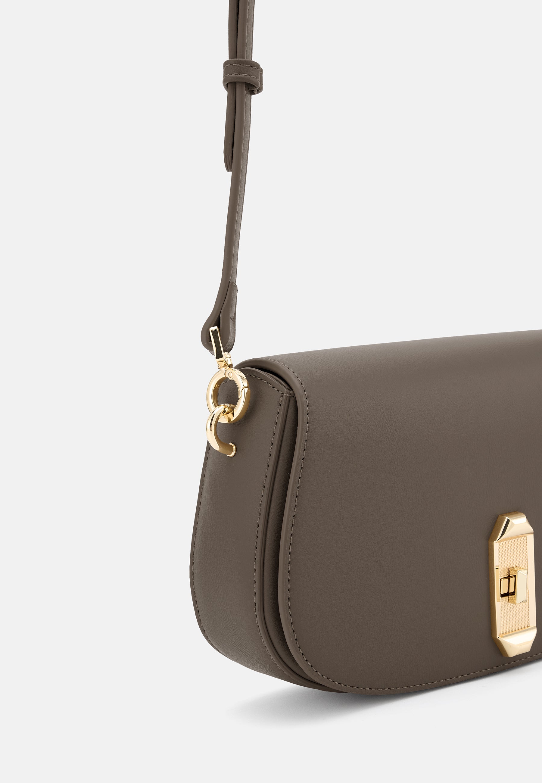 Seidenfelt - Bags - Eiby Crossbag - black / OS-dark chocolate / OS-stone grey / OS-khaki green / OS