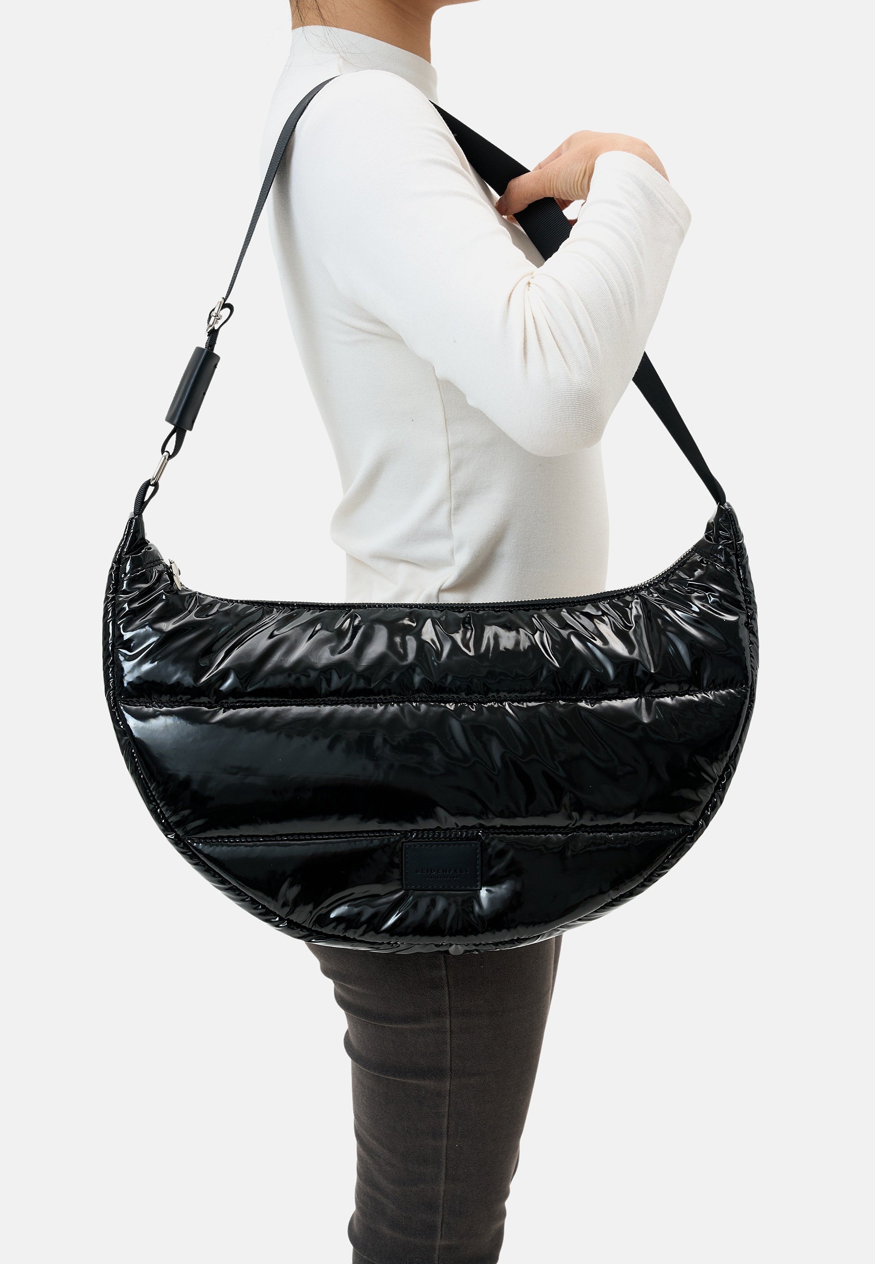 Glossy Nylon Norrlida Halfmoon black OS
