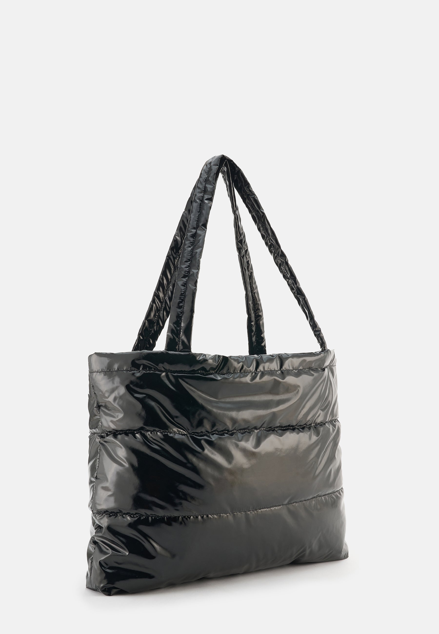 Seidenfelt - Bags - Glossy Nylon Norrlida Shopper - black / OS