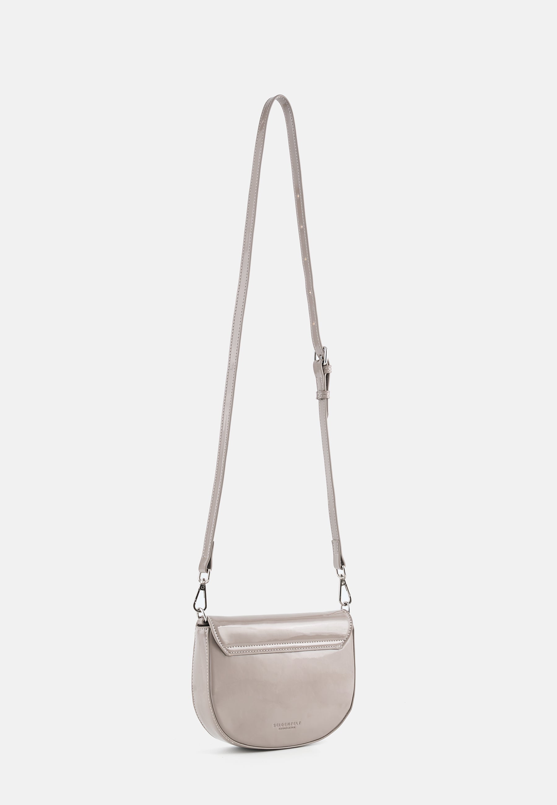 Seidenfelt - Bags - Grenaa Saddle - grey / OS-khaki / OS