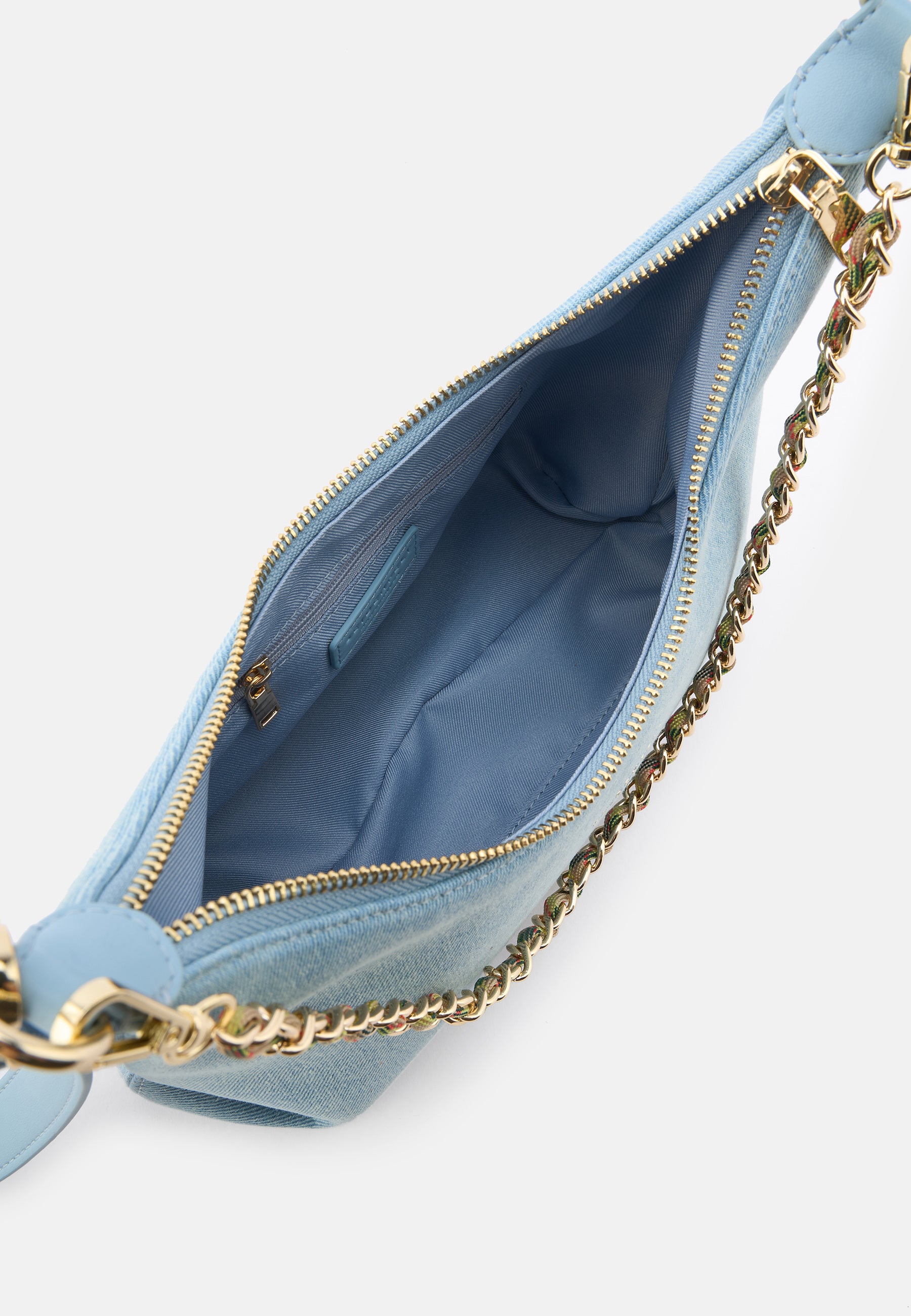 Seidenfelt - Bags - Huuvari Hobo - black / OS-butter-lemon / OS-denim in blue / OS