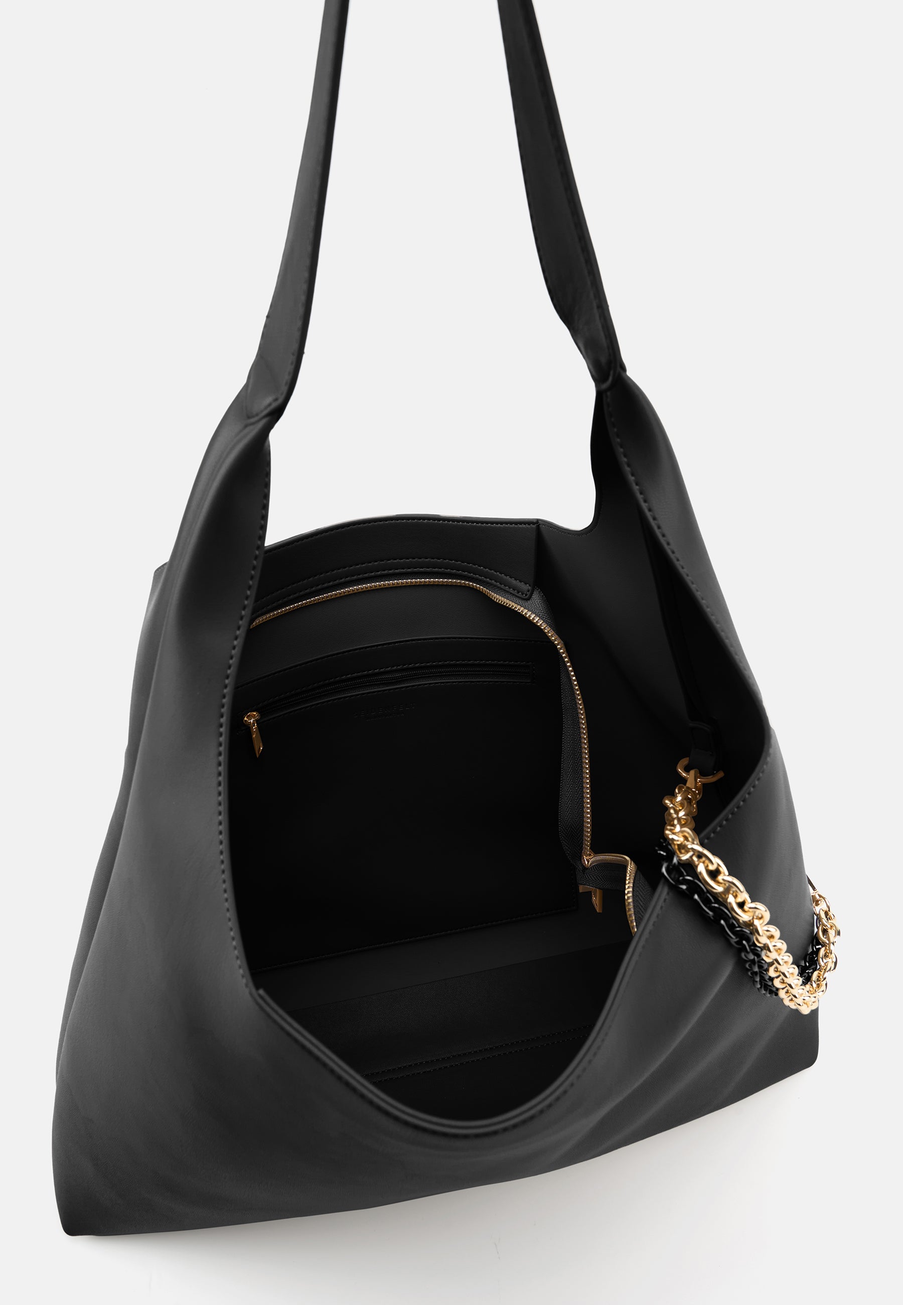 Seidenfelt - Bags - Lainio Hobo - khaki / OS-black / OS-grey / OS