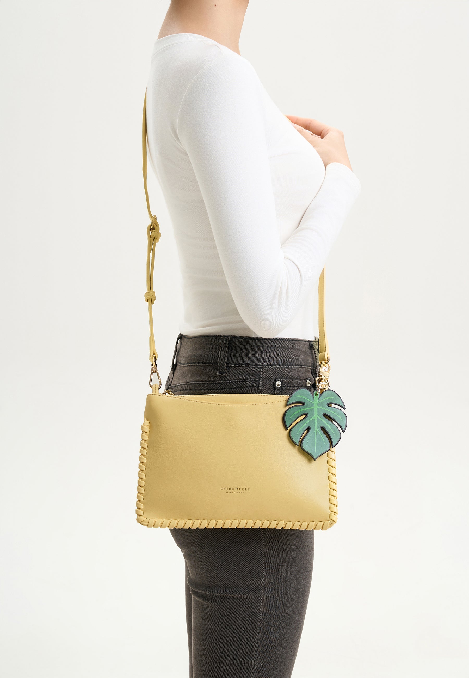 Seidenfelt - Bags - Liljendal Crossbag - butter yellow / OS-black / OS-beige / OS-matcha green / OS