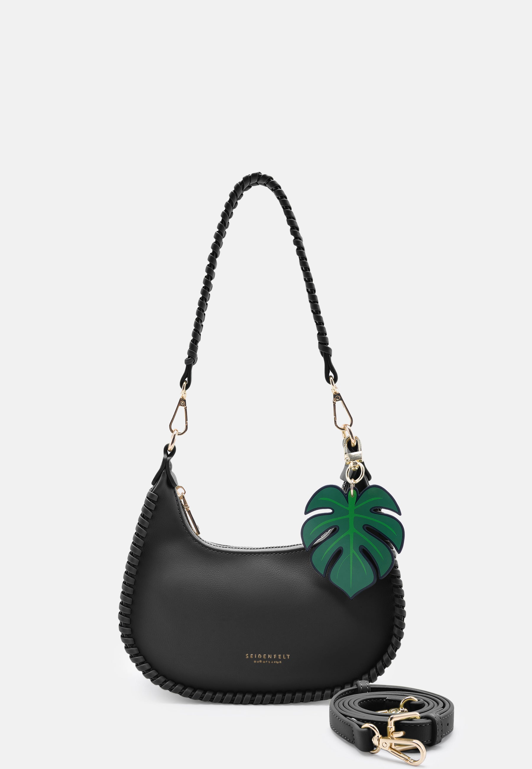 Seidenfelt - Bags - Liljendal Shoulderbag - matcha green / OS-black / OS-beige / OS
