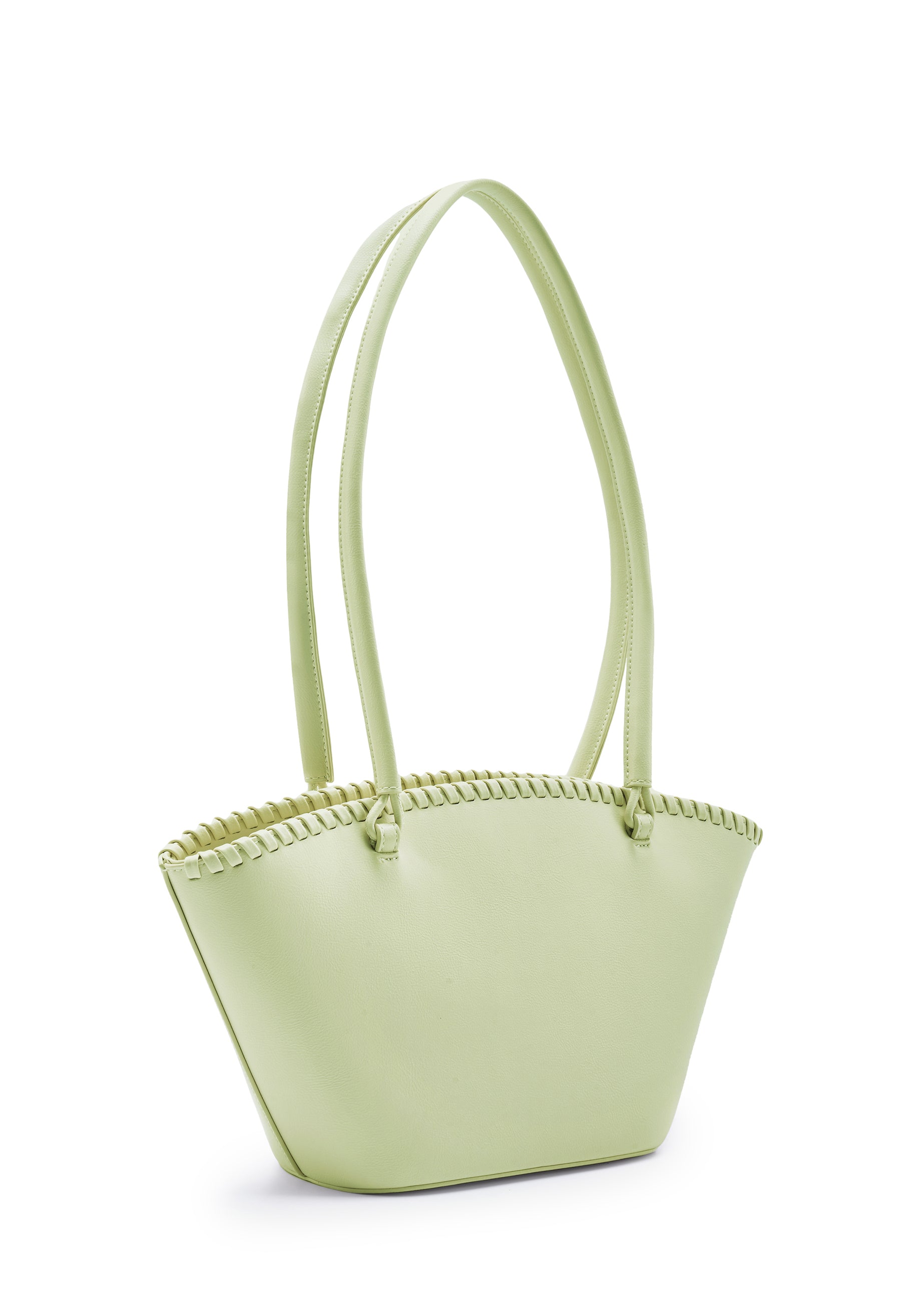 Seidenfelt - Bags - Liljendal Tulip Shopper - beige / OS-black / OS-matcha green / OS