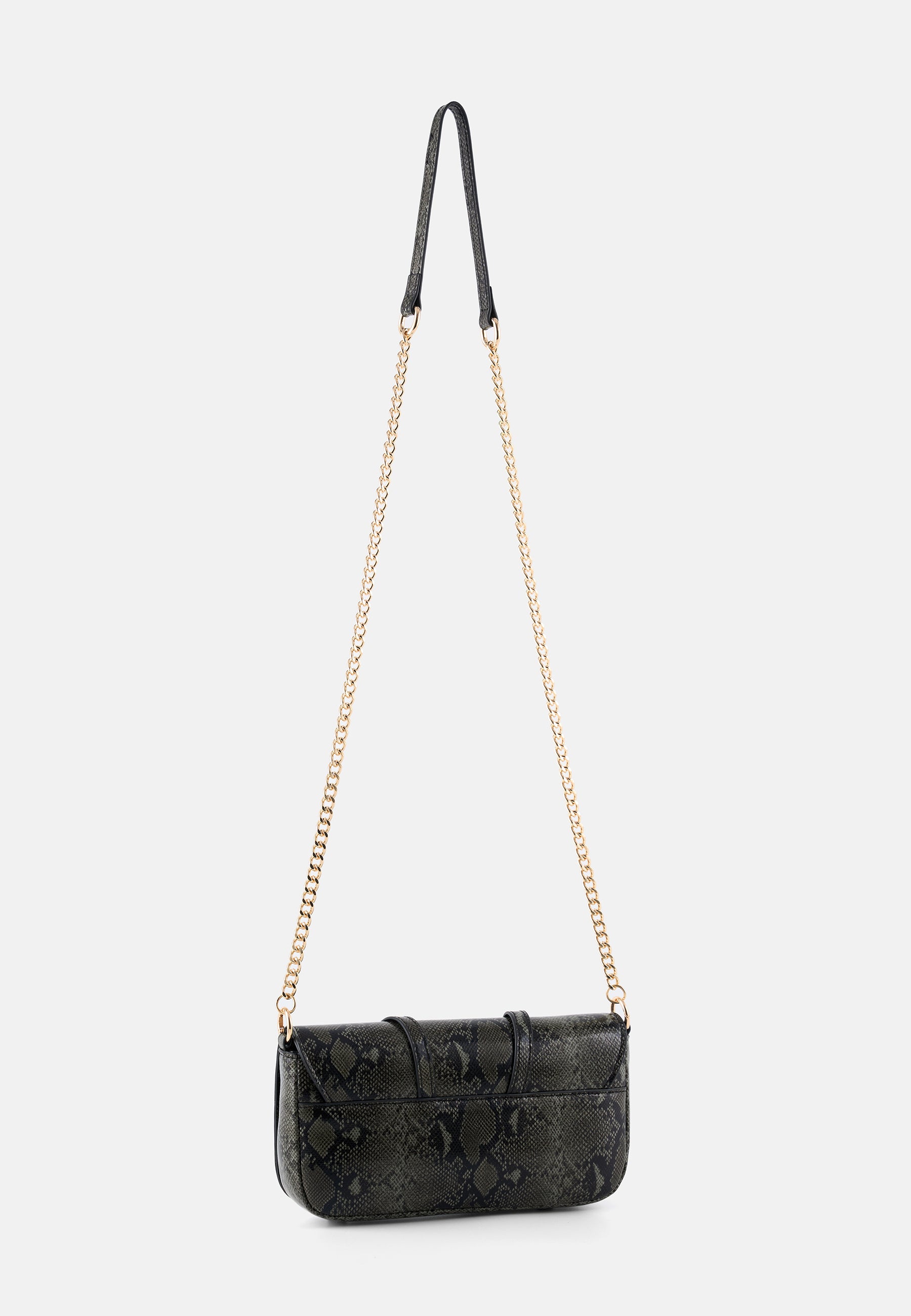 Lilleby Crossbag reptile dark green OS