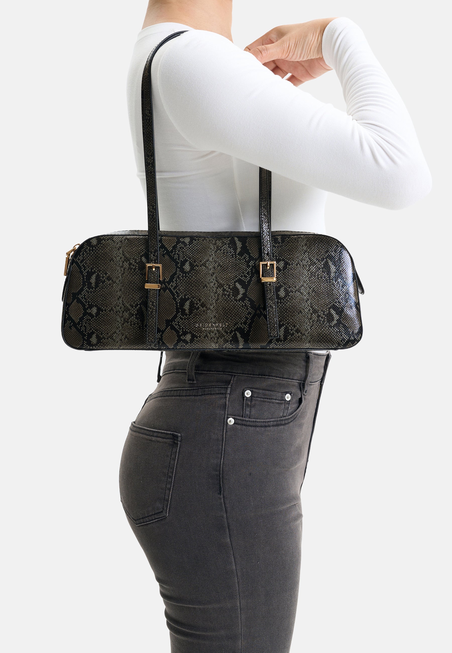 Lilleby Shoulderbag reptile beige OS