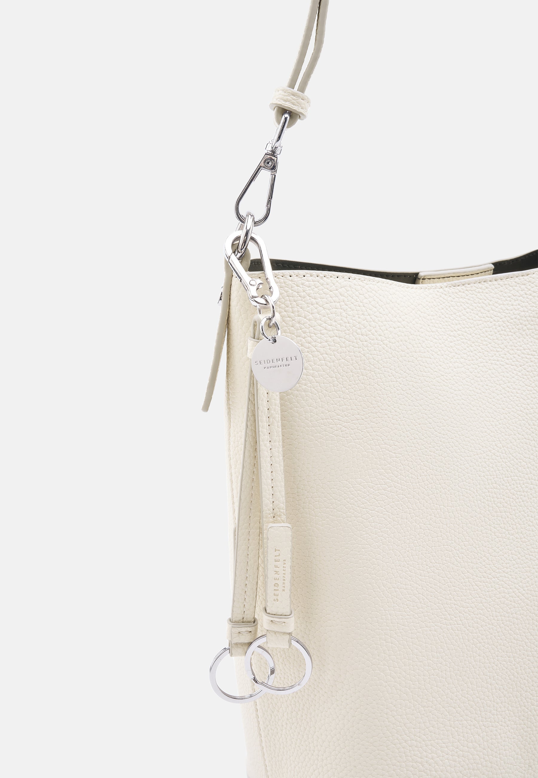 Seidenfelt - Bags - Lohja Hobo - black / OS-beige / OS-Cool Taupe / OS