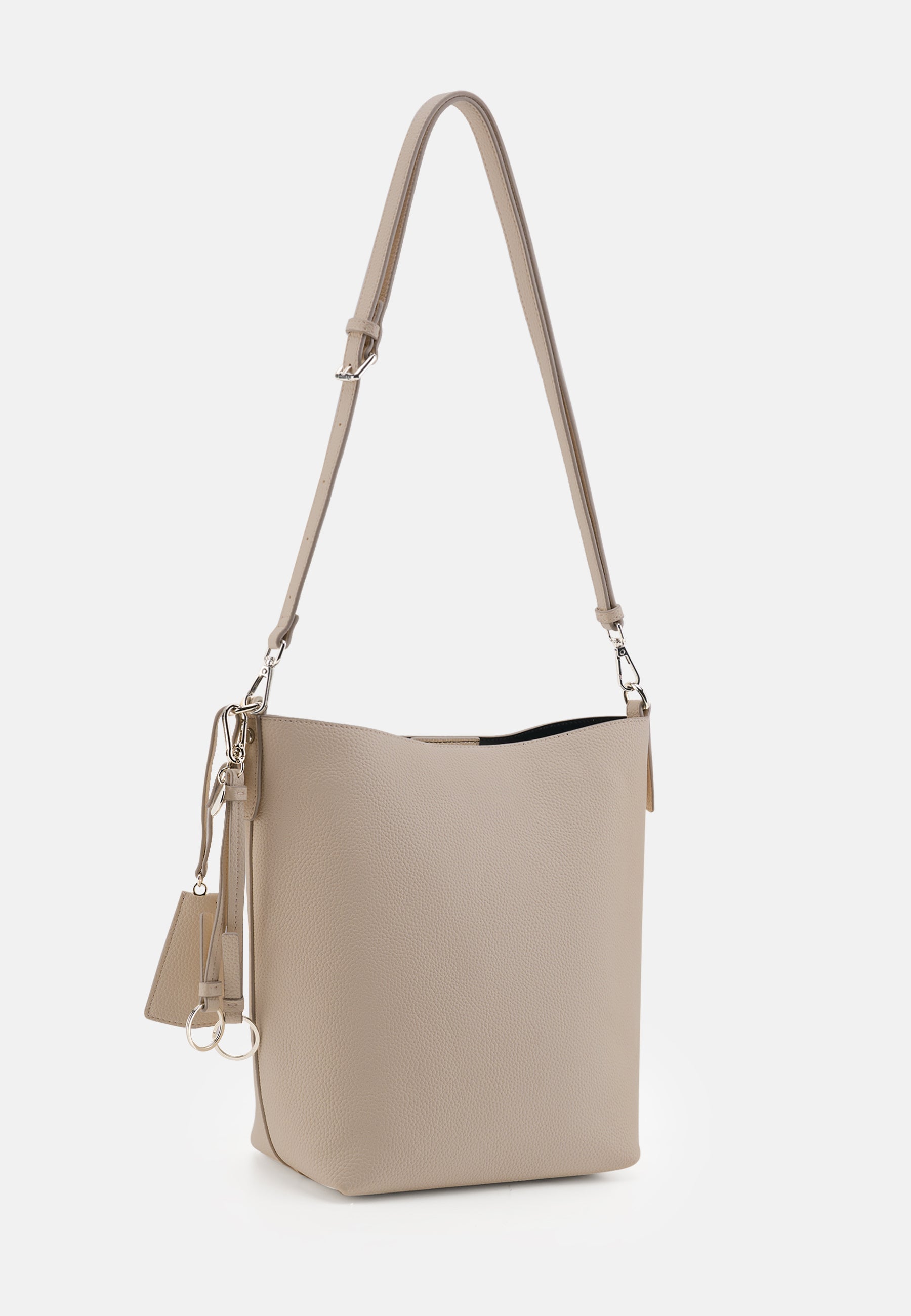 Seidenfelt - Bags - Lohja Hobo - black / OS-beige / OS-Cool Taupe / OS