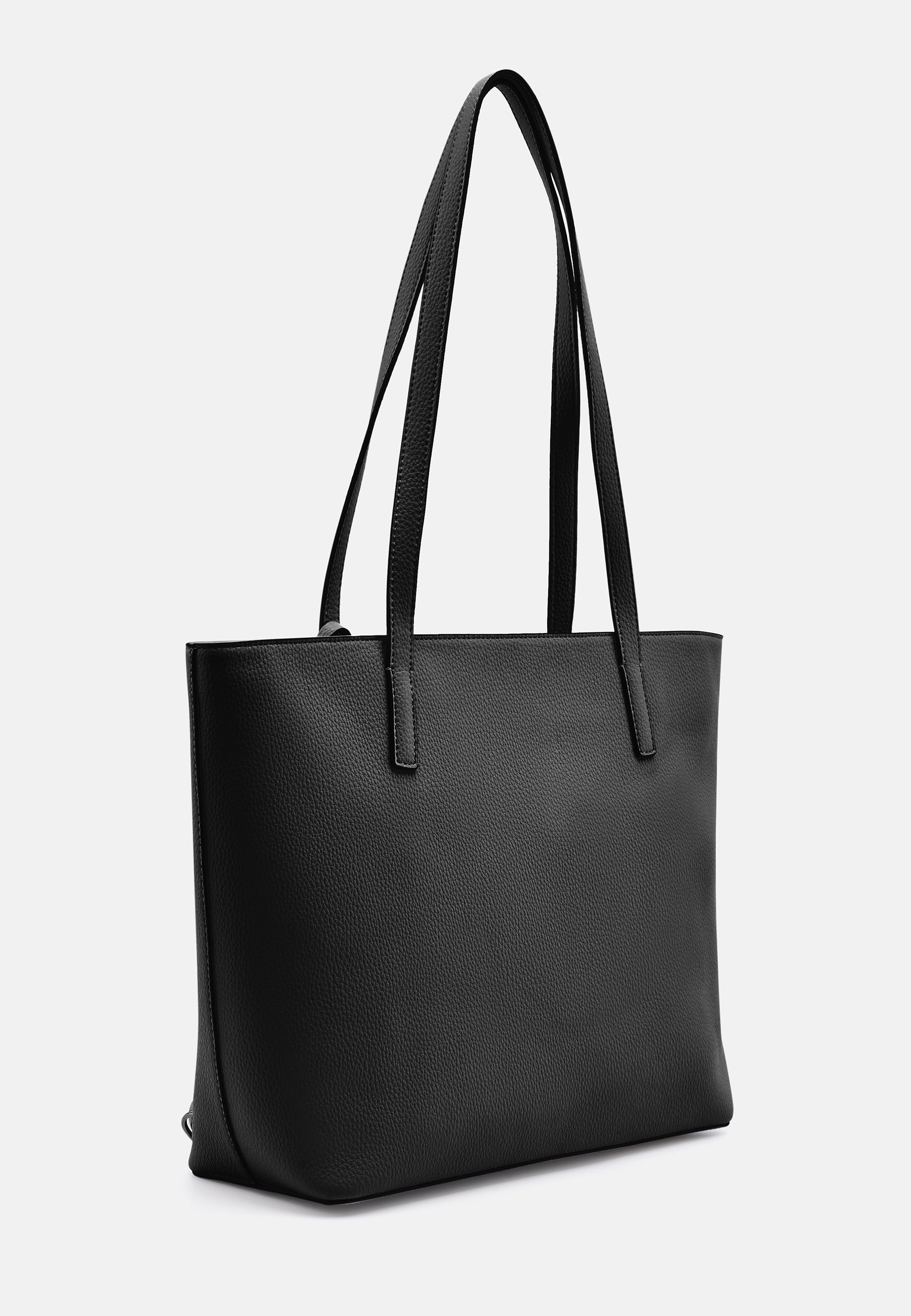 Seidenfelt - Bags - Lohja Shopper - Cool Taupe / OS-black / OS-beige / OS