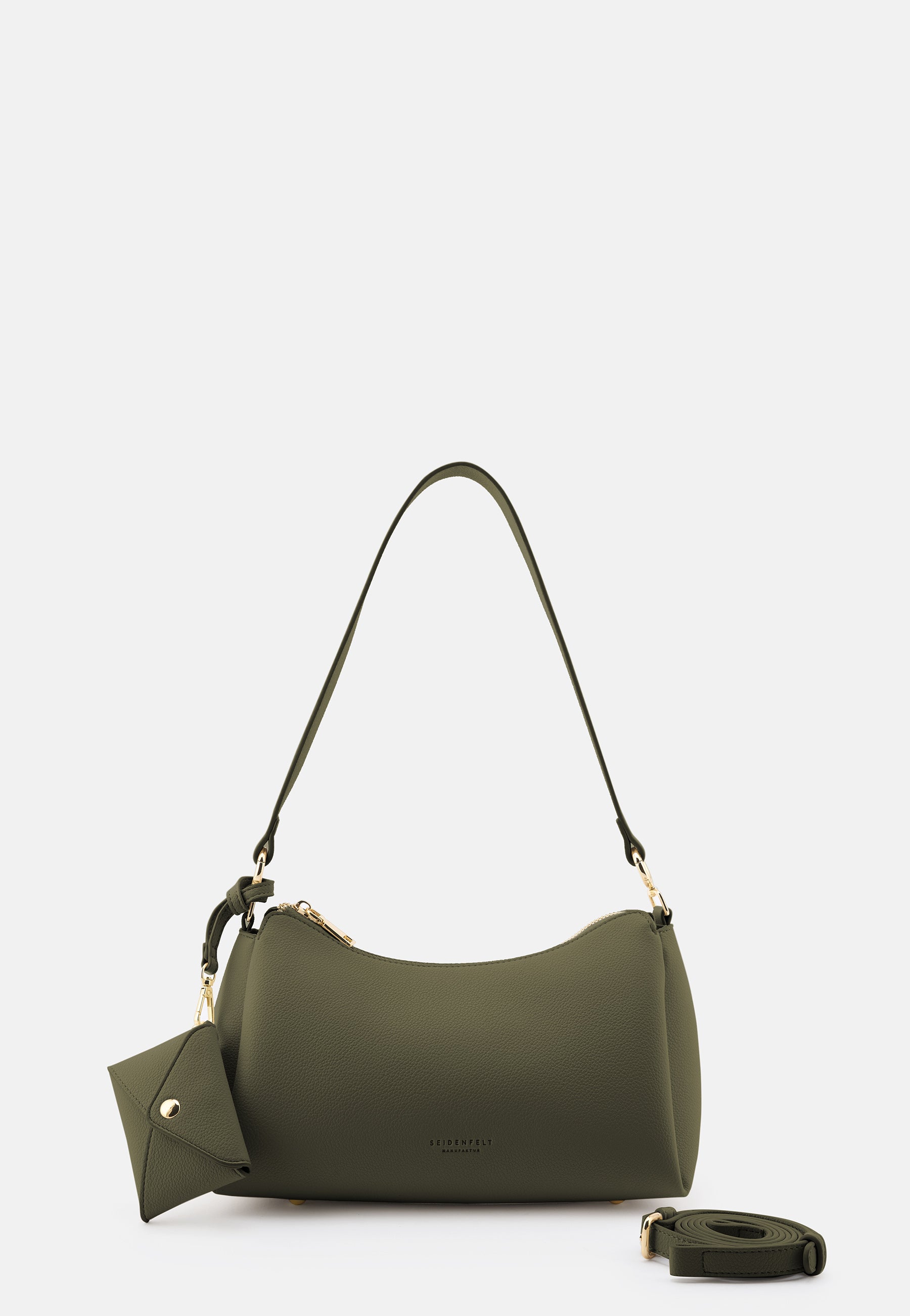 Seidenfelt - Bags - Meloy Shoulderbag - black / OS-olive / OS-soft cream / OS