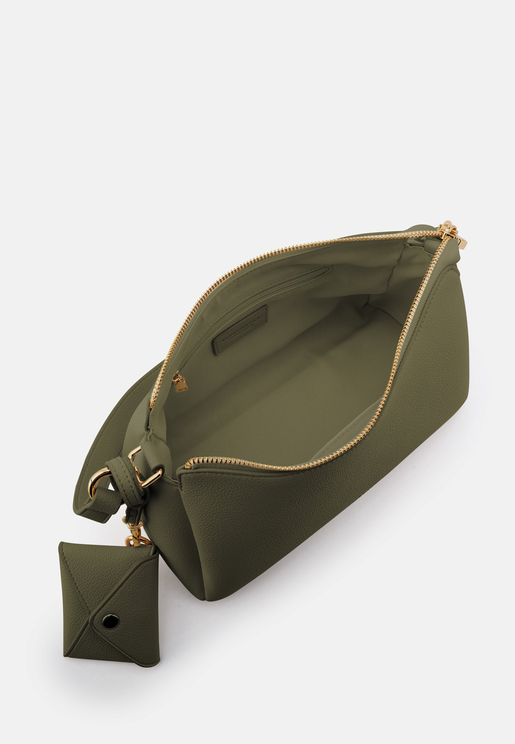 Seidenfelt - Bags - Meloy Shoulderbag - black / OS-olive / OS-soft cream / OS