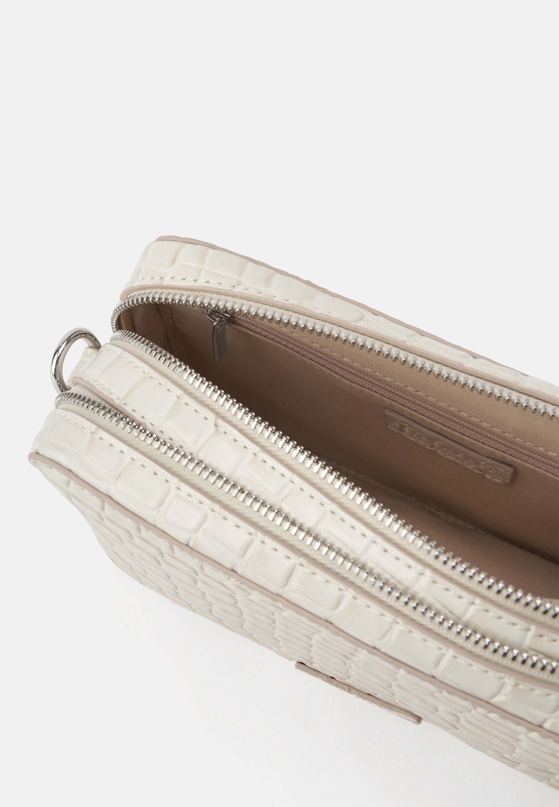 Seidenfelt - Handtaschen>Damen>Kunstledertaschen>Kamera Taschen - Nesna Camera Bag - croco print black / OS-croco print cream / OS-croco print ice blue / OS