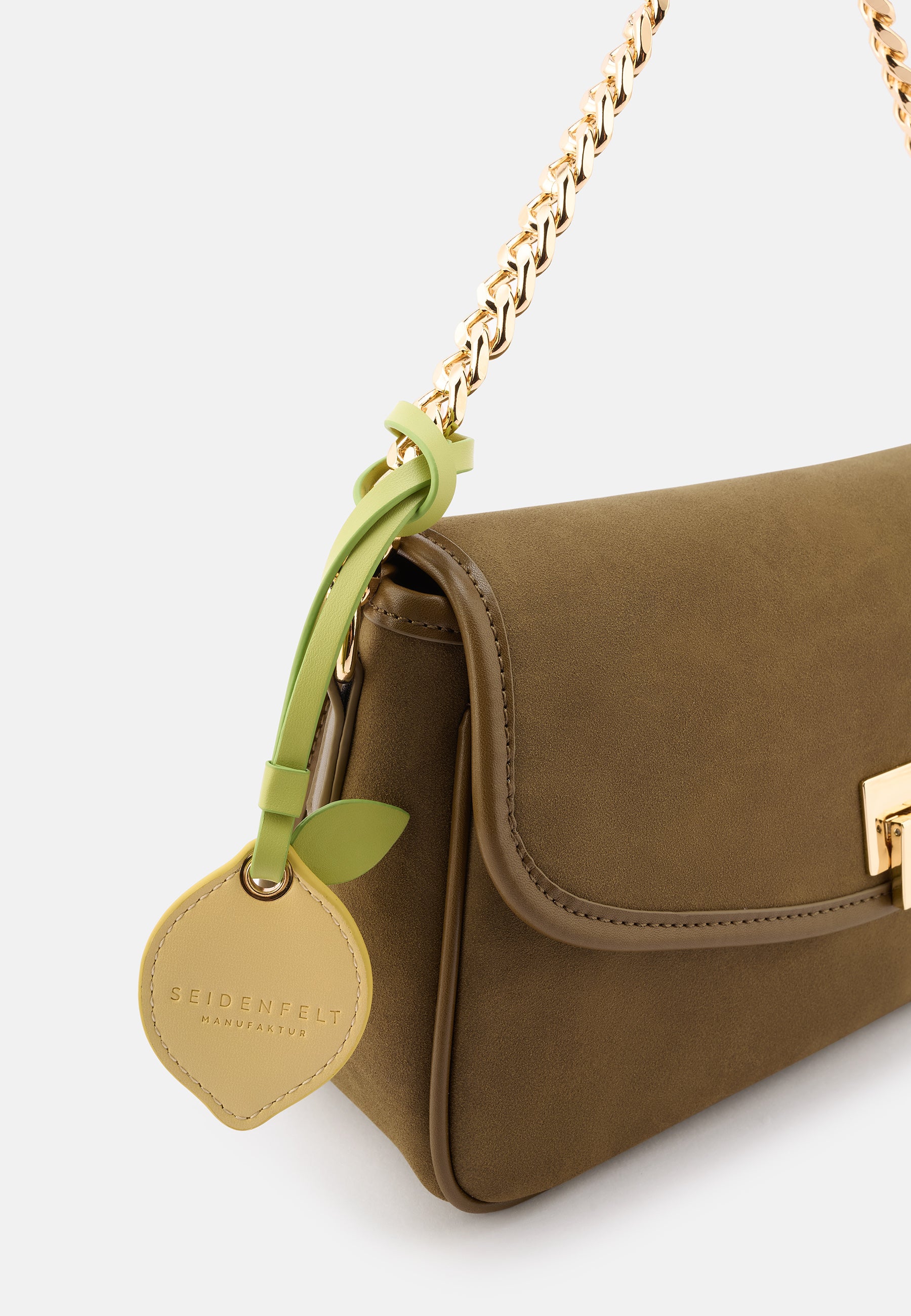 Seidenfelt - Bags - Nibe Crossbag - black / OS-sweet caramel / OS-olive / OS