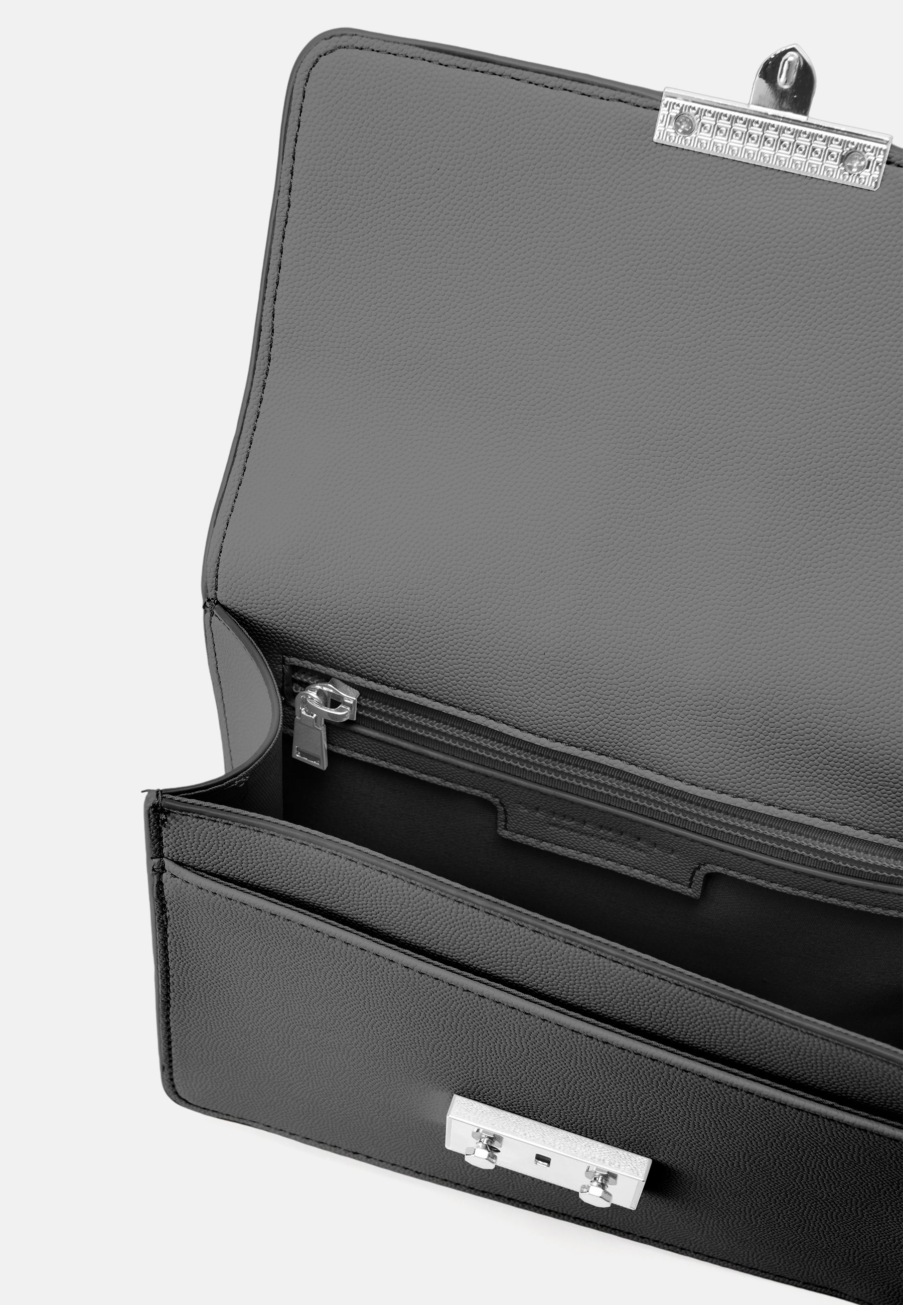 Seidenfelt - Bags - Roros - black / silver / OS-croco print black / OS-black / black / OS-black / gold / OS-cream / OS-buttermilk / OS-glossy sand / OS-warm stone / OS-pistachio / OS-croco print ice blue / OS
