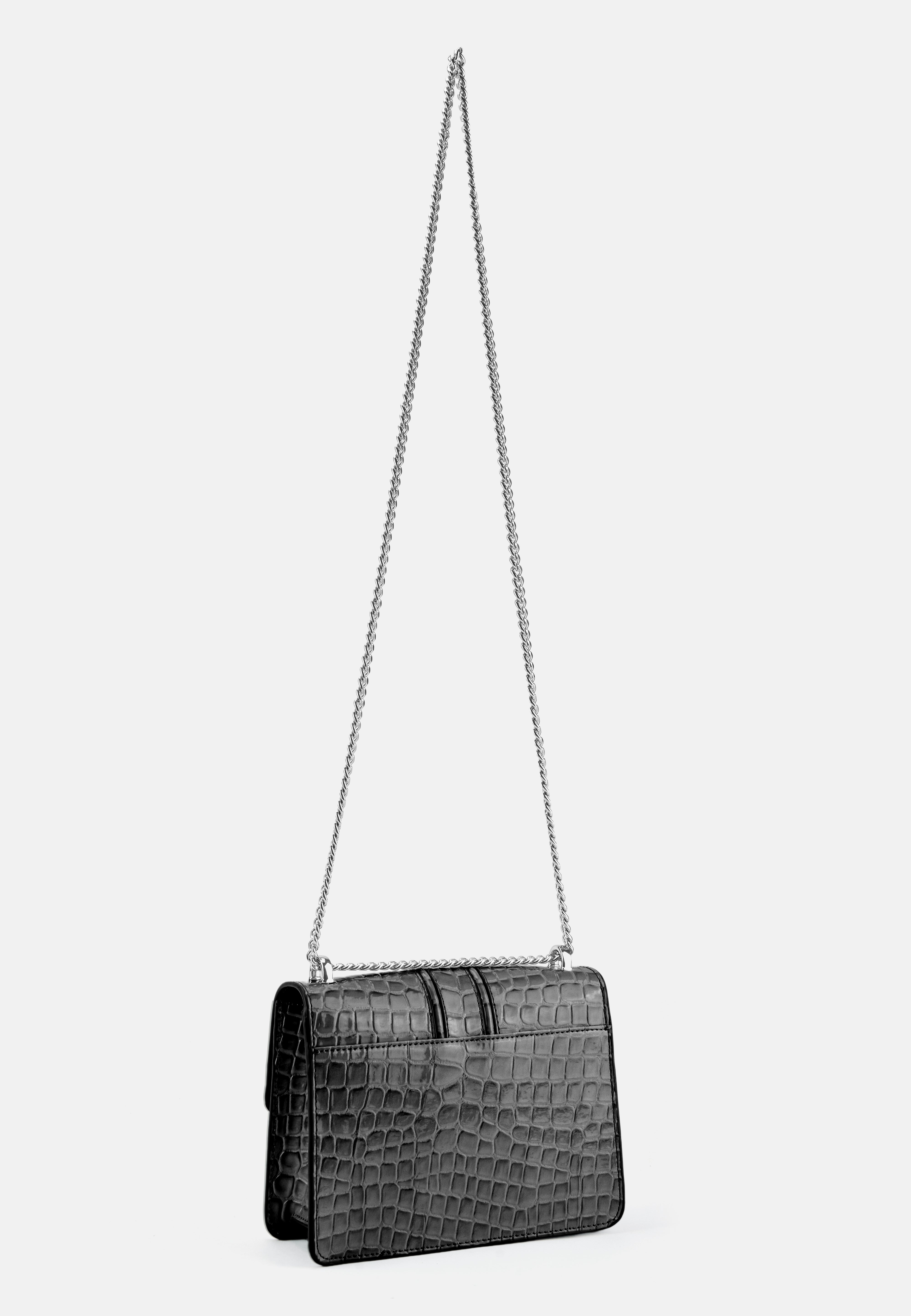 Seidenfelt - Bags - Roros - black / silver / OS-croco print black / OS-black / black / OS-black / gold / OS-cream / OS-buttermilk / OS-glossy sand / OS-warm stone / OS-pistachio / OS-croco print ice blue / OS