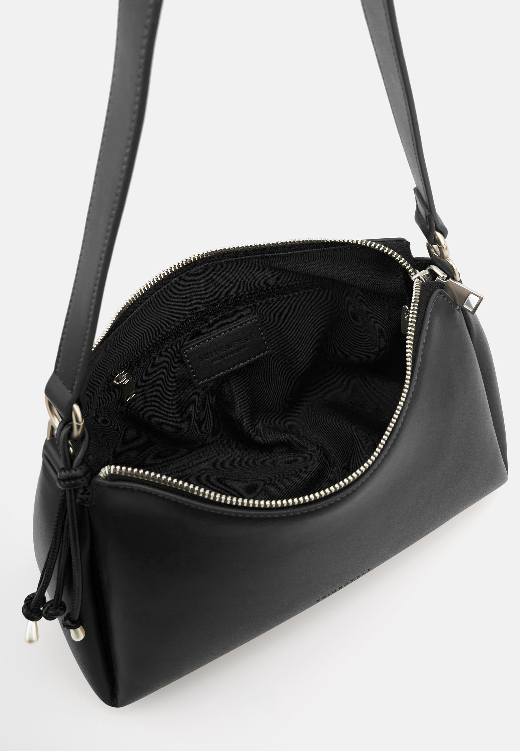 Seidenfelt - Bags - Sandve Shoulderbag - black / OS-khaki / OS-cream / OS