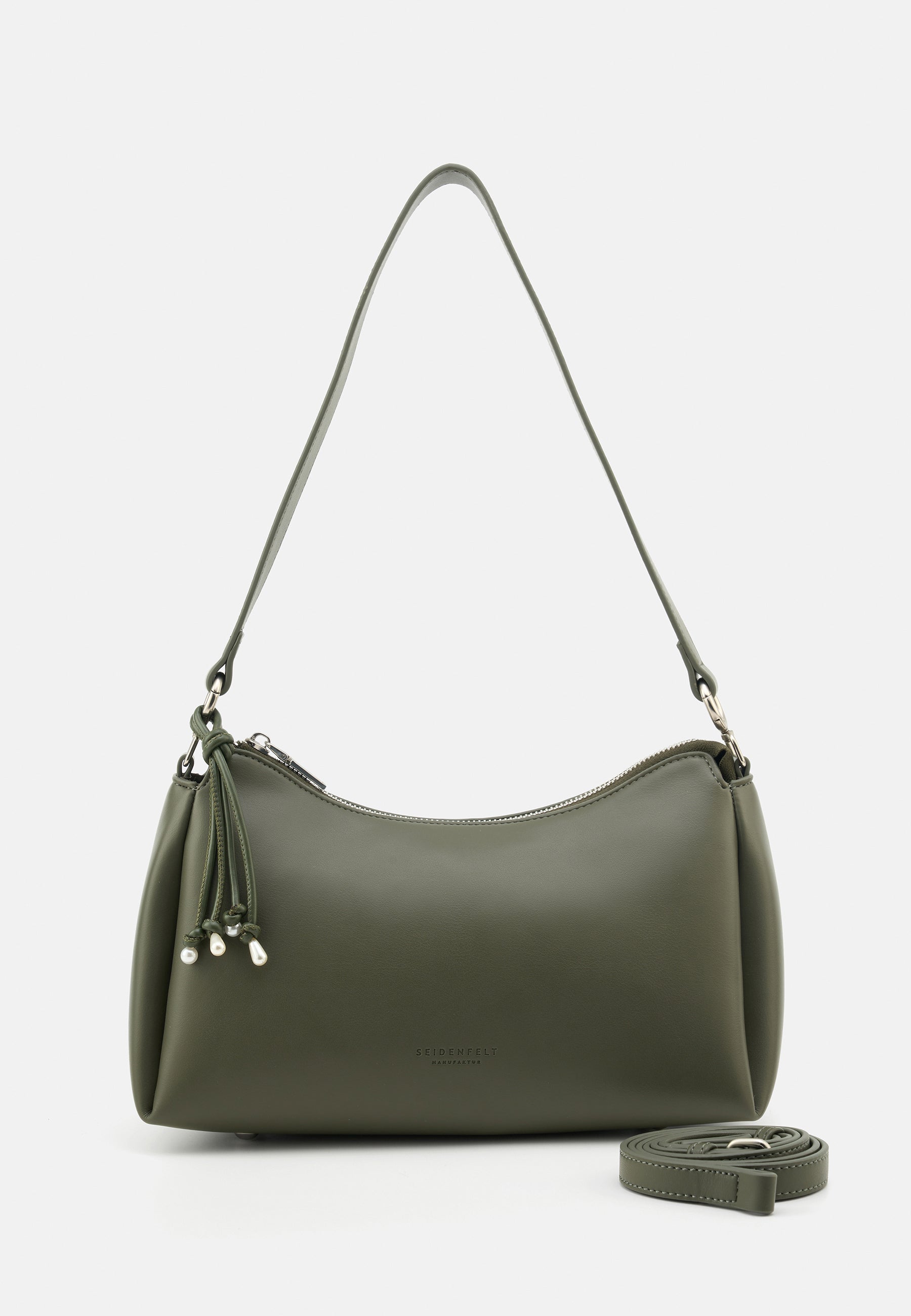 Seidenfelt - Bags - Sandve Shoulderbag - black / OS-khaki / OS-cream / OS