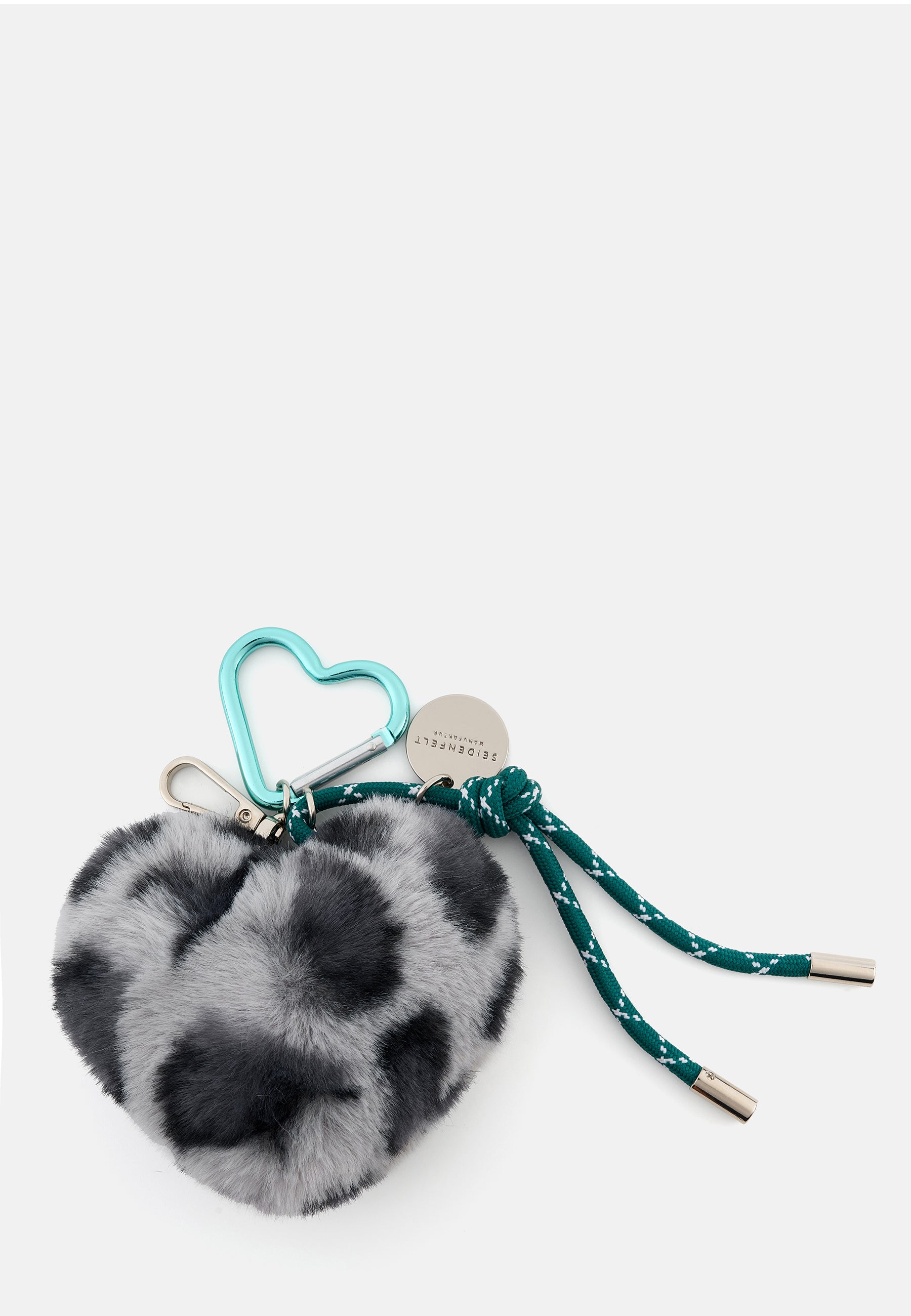 Furry Heart Charm leo-grey OS