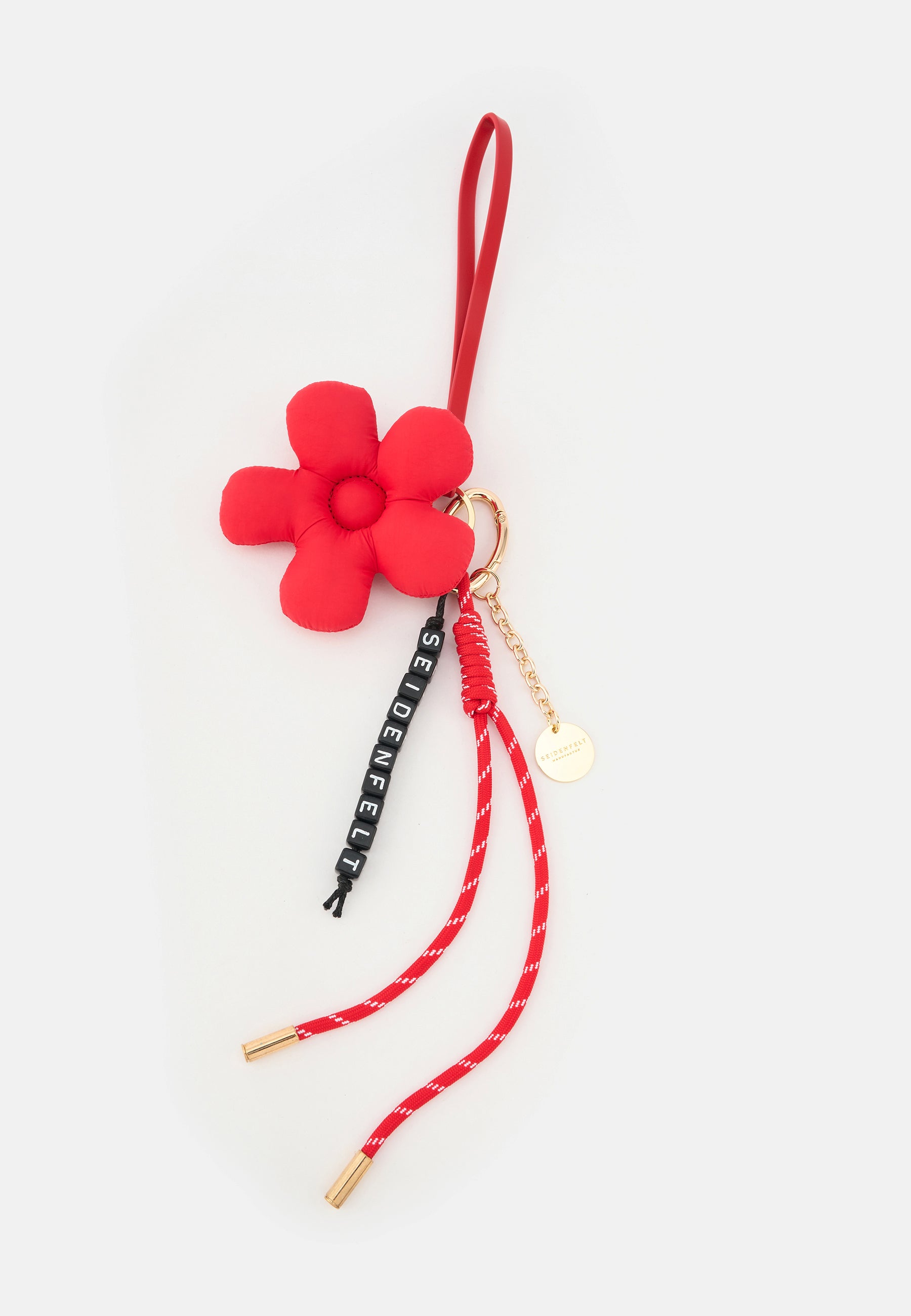 Seidenfelt - Charm - Puffy Flower Charm - tulle pink / OS-pop red / OS