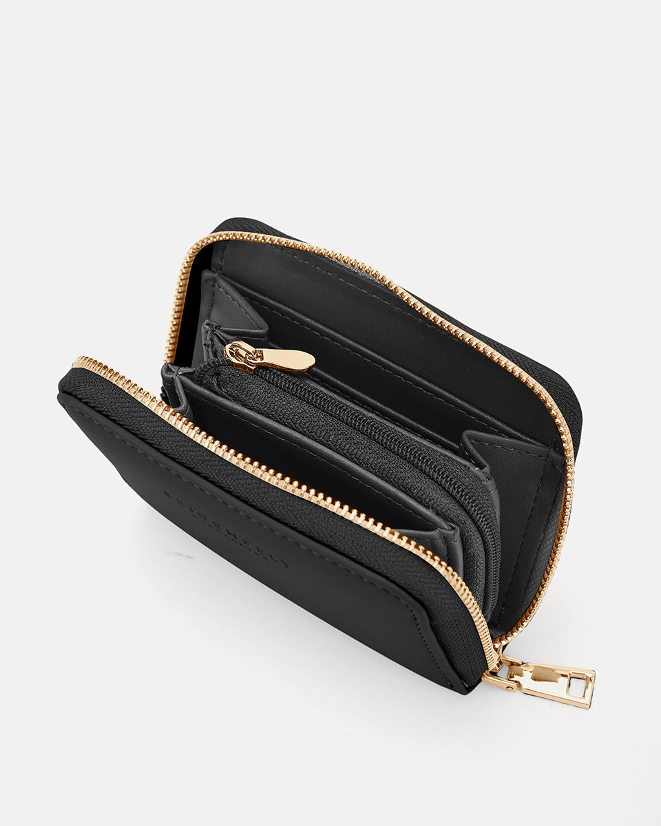 Seidenfelt - Handtaschen>Damen>Kunstlederaccessoires>Portemonnaies - Ylva - black / OS-cream / OS-light sand / OS-shy yellow / OS-aqua green / OS