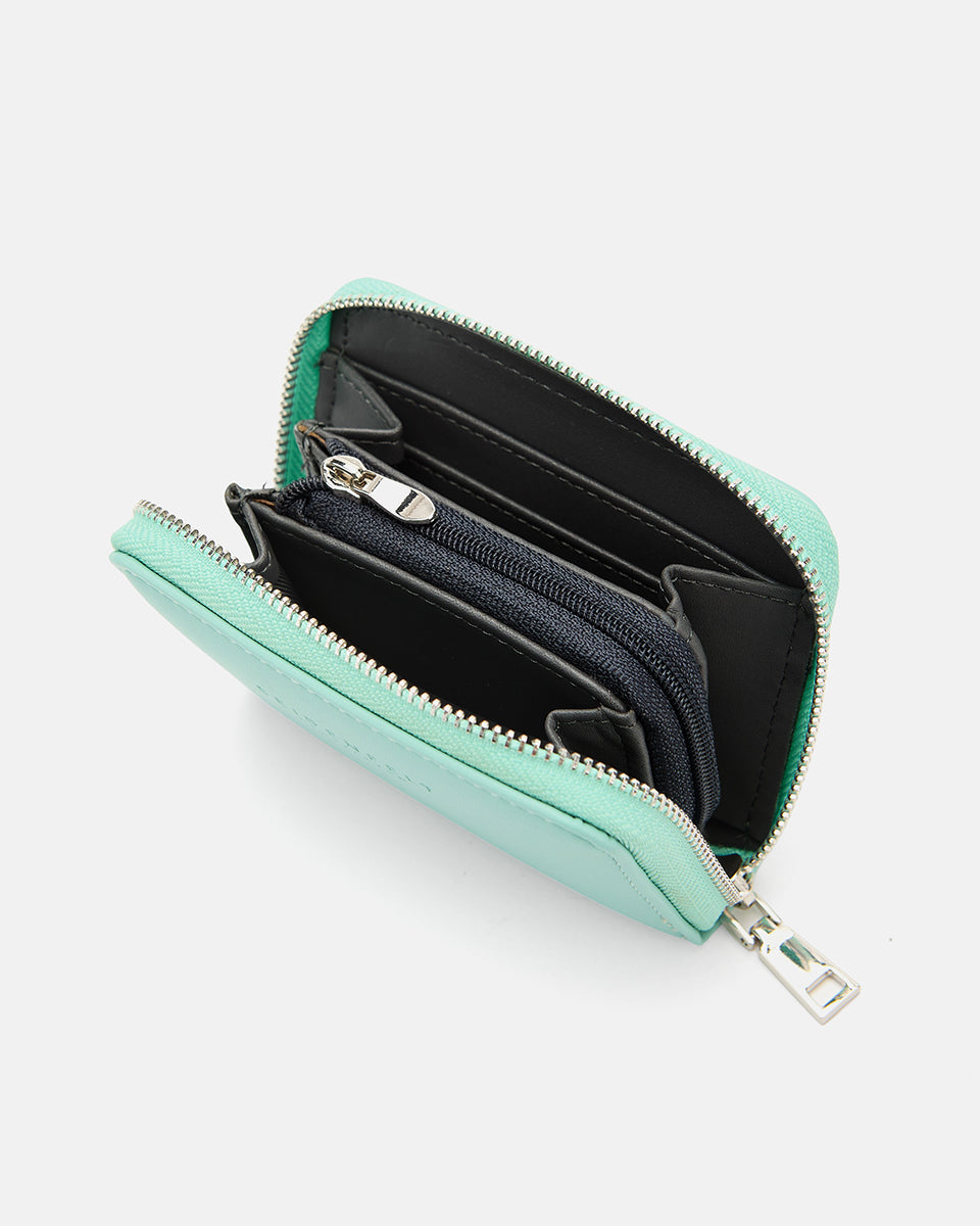 Seidenfelt - Handtaschen>Damen>Kunstlederaccessoires>Portemonnaies - Ylva - black / OS-cream / OS-light sand / OS-shy yellow / OS-aqua green / OS
