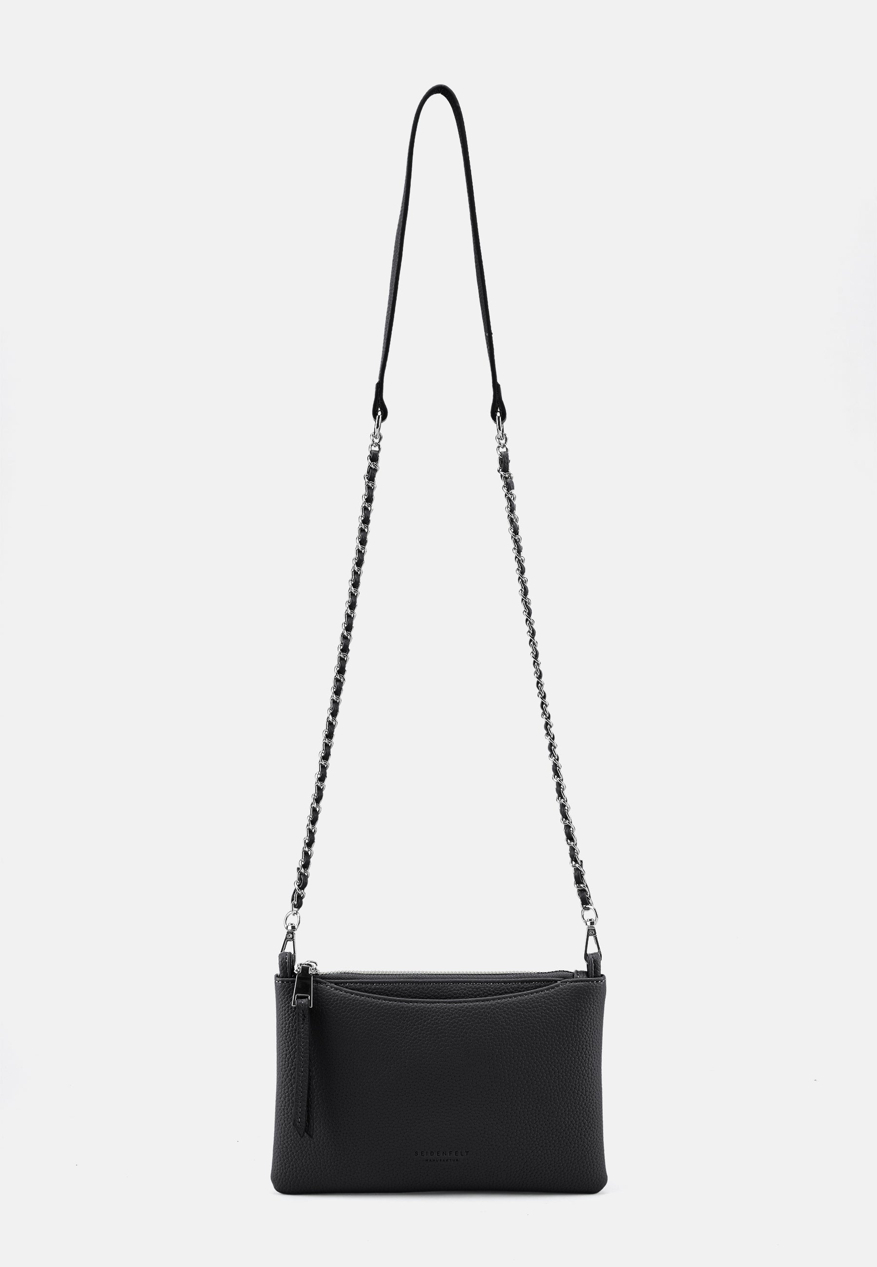 Seidenfelt - Handtaschen>Damen>Kunstledertaschen>Crossbody Taschen - Malvik Small Crossbag With Chain - black / OS-summer stone / OS-sky blue / OS-shy rose / OS