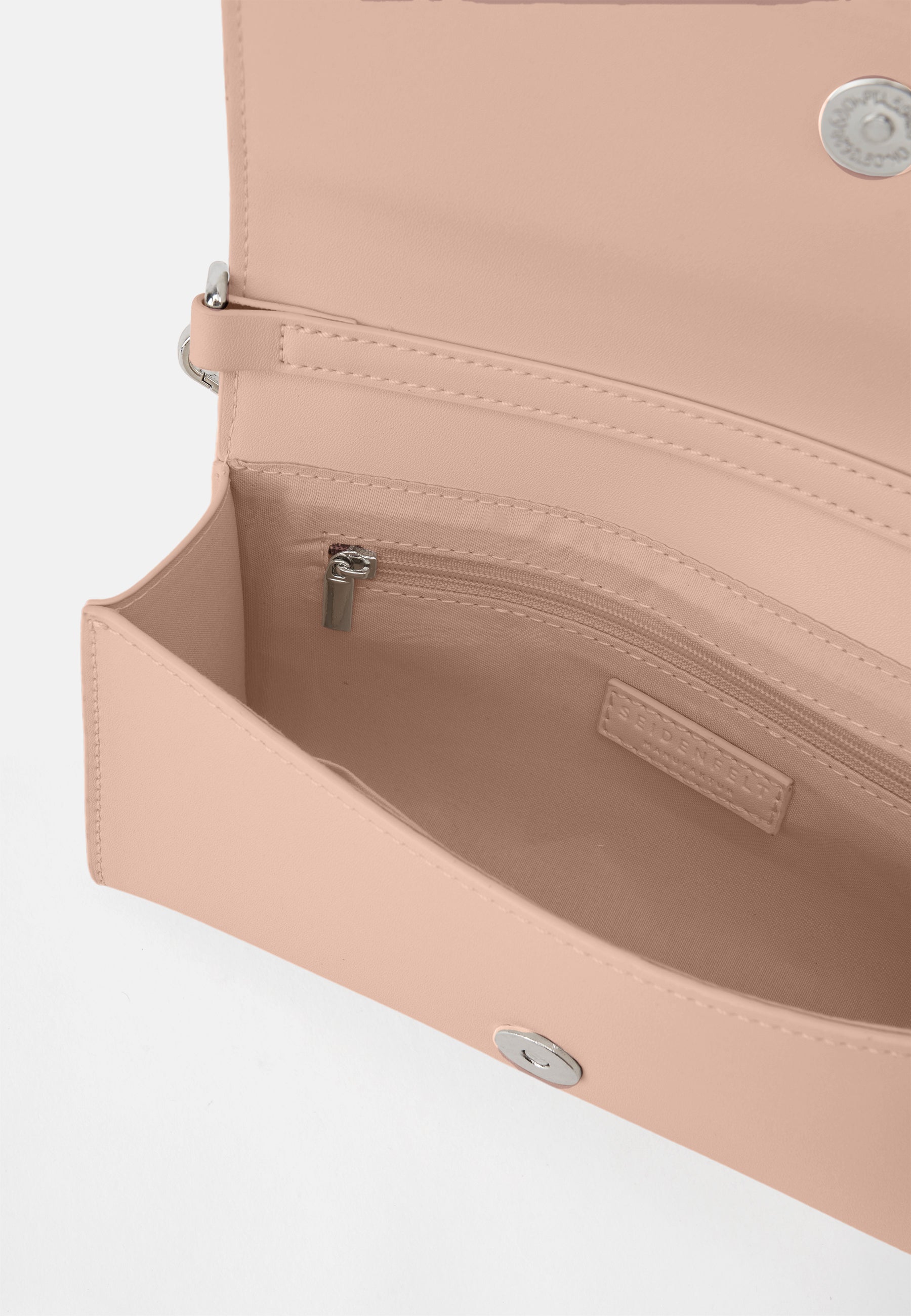 Seidenfelt - Handtaschen>Damen>Kunstledertaschen>Crossbody Taschen - Melbu Crossbag - black / OS-black / gold metal / OS-cream / OS-cream / gold metal / OS-ice blue / OS-powder rose / OS