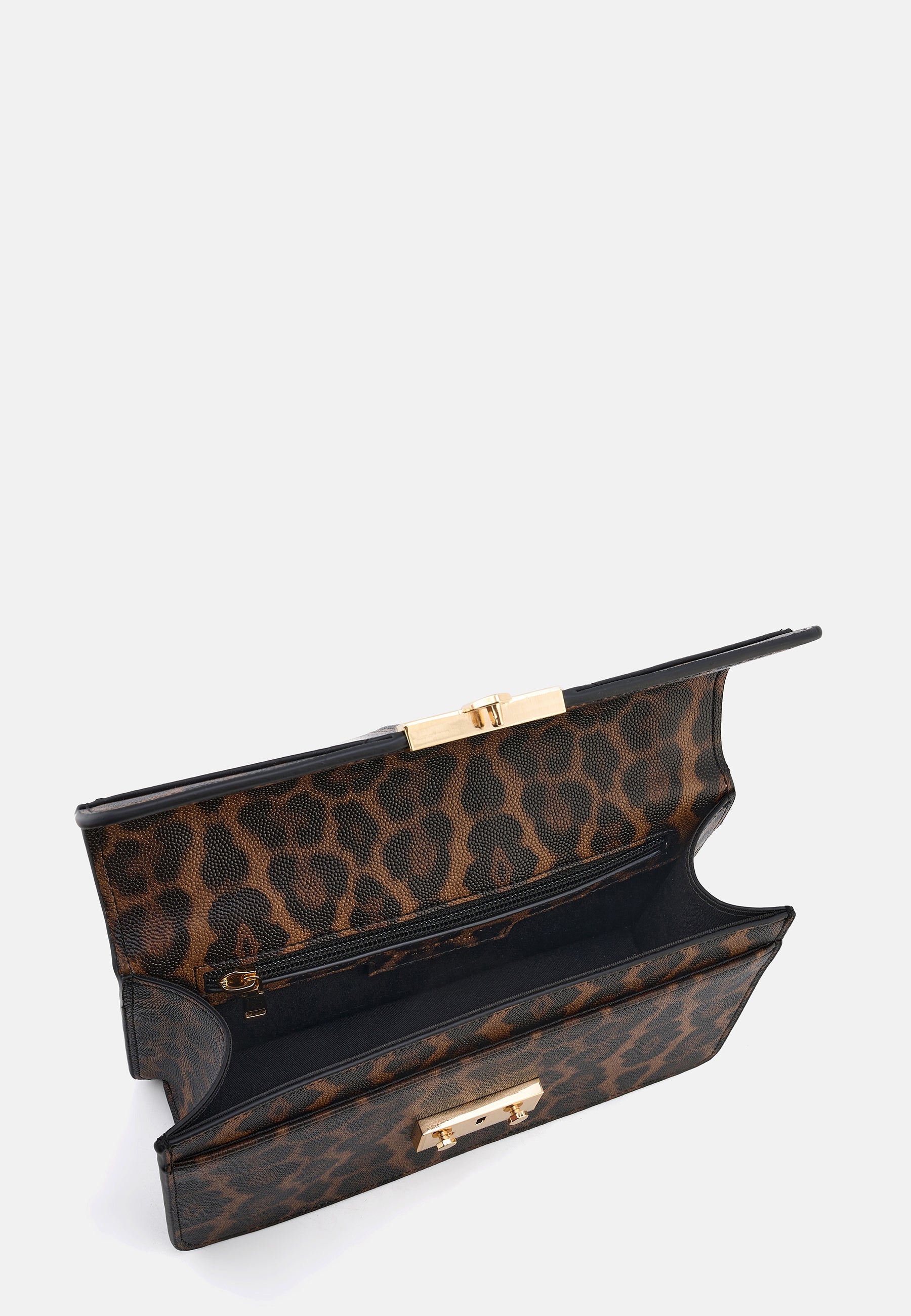 Seidenfelt - Handtaschen>Damen>Kunstledertaschen>Crossbody Taschen - Roros East-West - black / black / OS-dark brown / OS-leo brown / OS