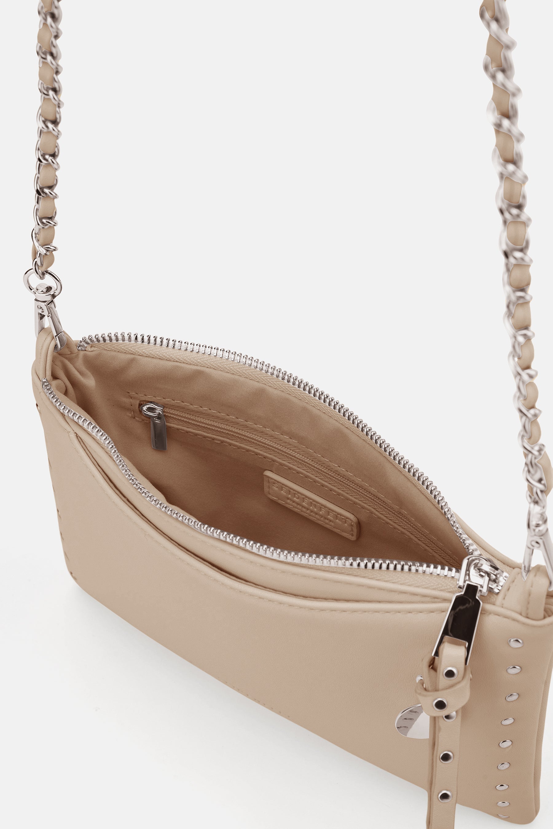 Seidenfelt - Handtaschen>Damen>Kunstledertaschen>Crossbody Taschen - Senja Small Crossbag - black / OS-light sand / OS-silver / OS-beige / OS