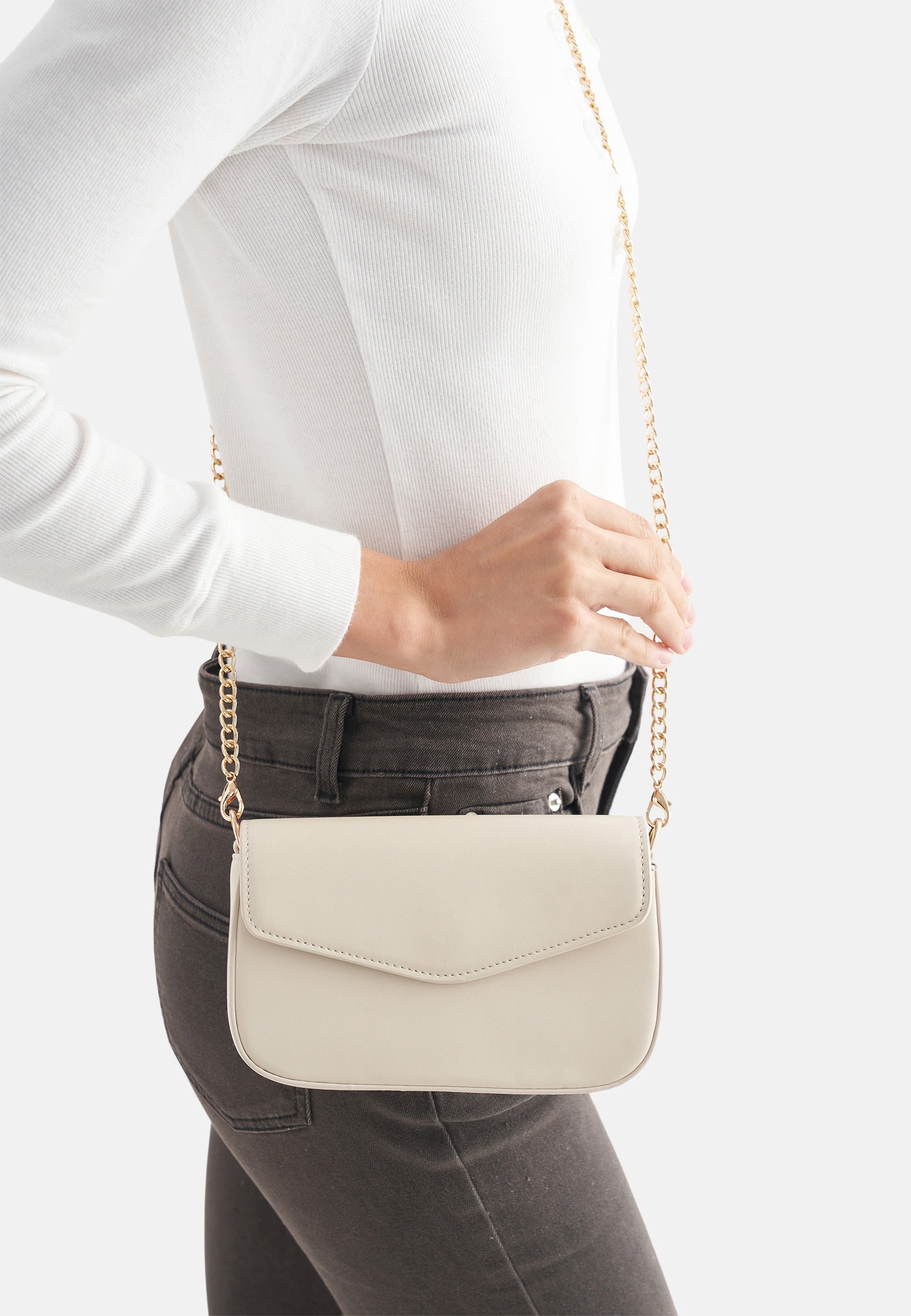 Seidenfelt - Handtaschen>Damen>Kunstledertaschen>Crossbody Taschen - Vanja Crossbody - black / OS-beige / OS