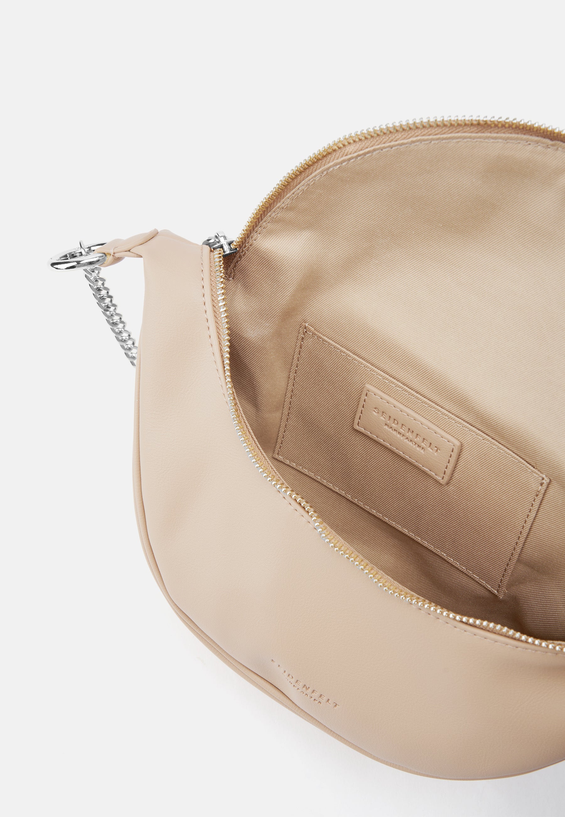Seidenfelt - Handtaschen>Damen>Kunstledertaschen>Halbmond Taschen - Big Skien - black / OS-black / black / OS-glossy black / OS-cream / OS-coffee & cream / OS