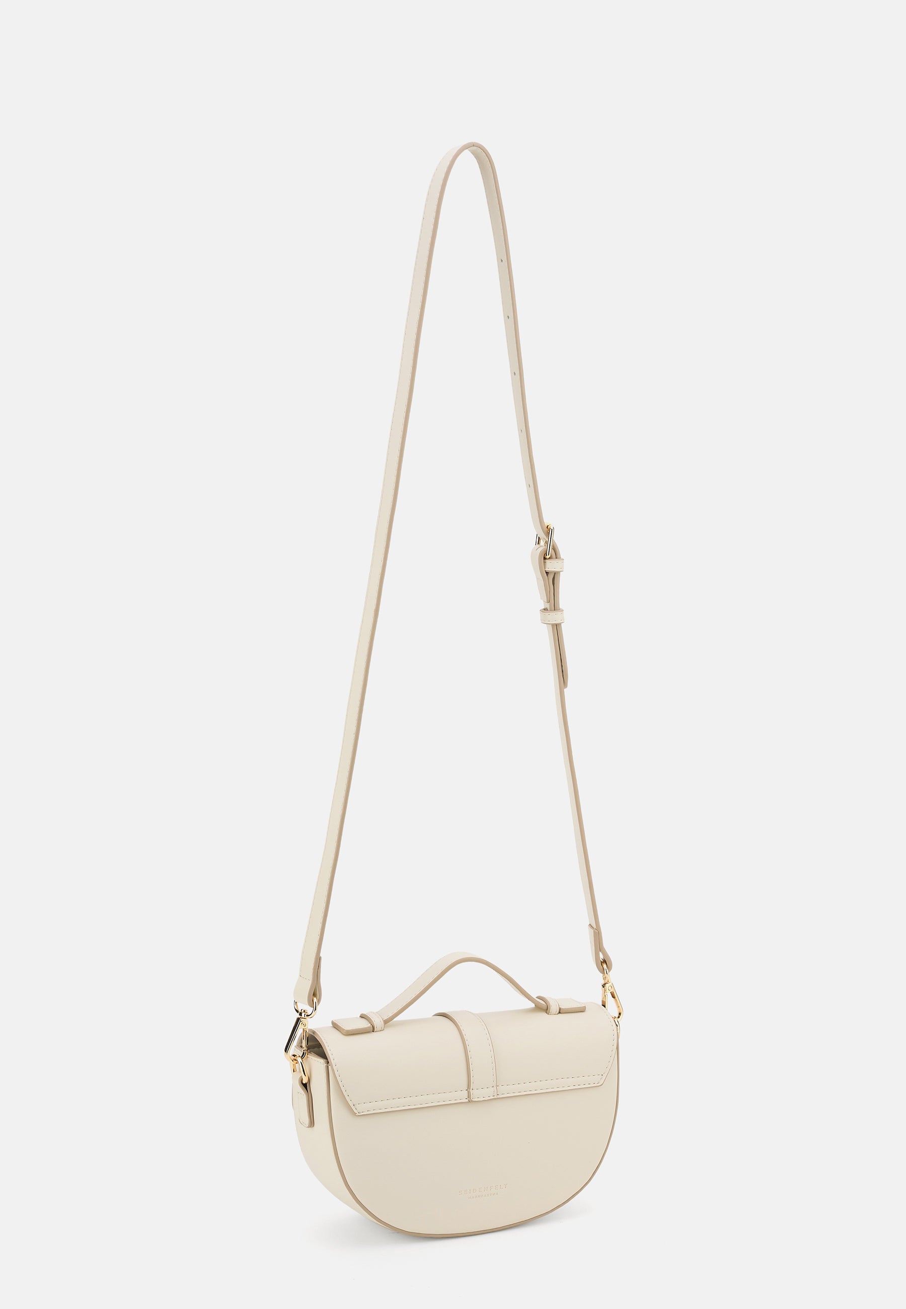 Seidenfelt - Handtaschen>Damen>Kunstledertaschen>Halbmond Taschen - Lilla Ro Saddle Bag - black / OS-cream / OS-light sand / OS