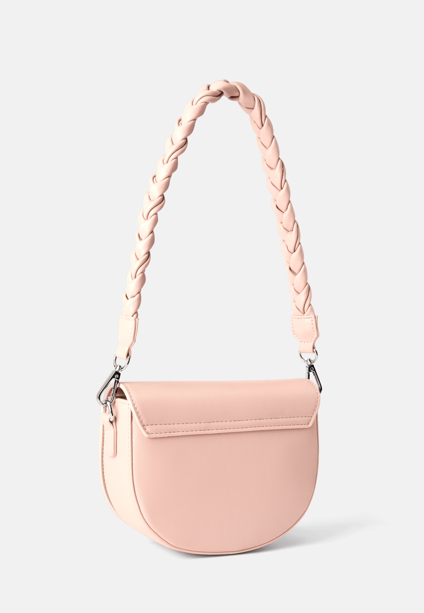 Seidenfelt - Handtaschen>Damen>Kunstledertaschen>Halbmond Taschen - Melbu Saddle - black / OS-cream / OS-cream / gold metal / OS-ice blue / OS-powder rose / OS-powder rose/gold metal / OS