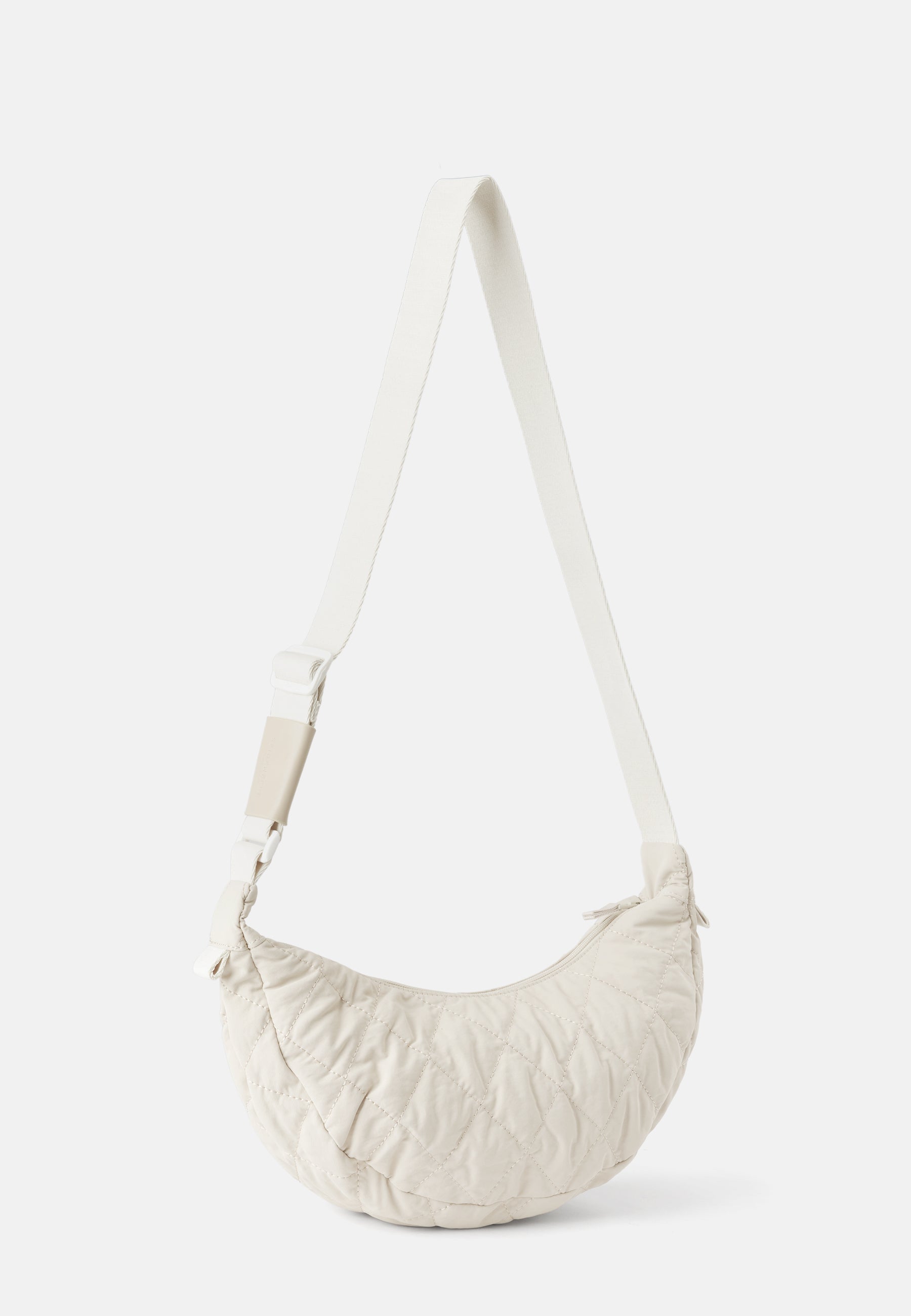 Seidenfelt - Handtaschen>Damen>Kunstledertaschen>HalbmondTaschen - Hetta Halfmoon Bag - black / OS-buttermilk / OS-chai latte / OS