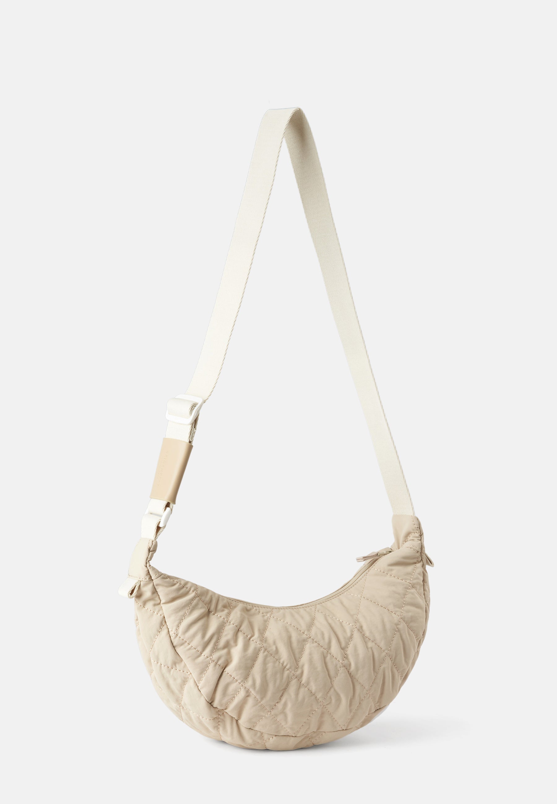 Seidenfelt - Handtaschen>Damen>Kunstledertaschen>HalbmondTaschen - Hetta Halfmoon Bag - black / OS-buttermilk / OS-chai latte / OS
