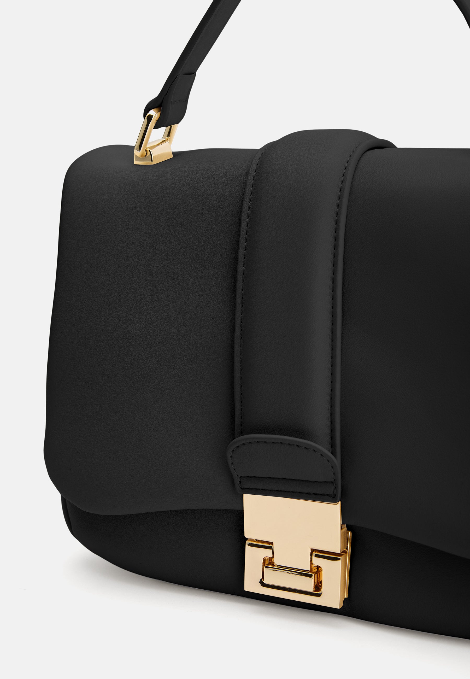 Seidenfelt - Handtaschen>Damen>Kunstledertaschen>Hand Taschen - Evje Top Handle Bag - black / OS-cream / OS-light sand / OS