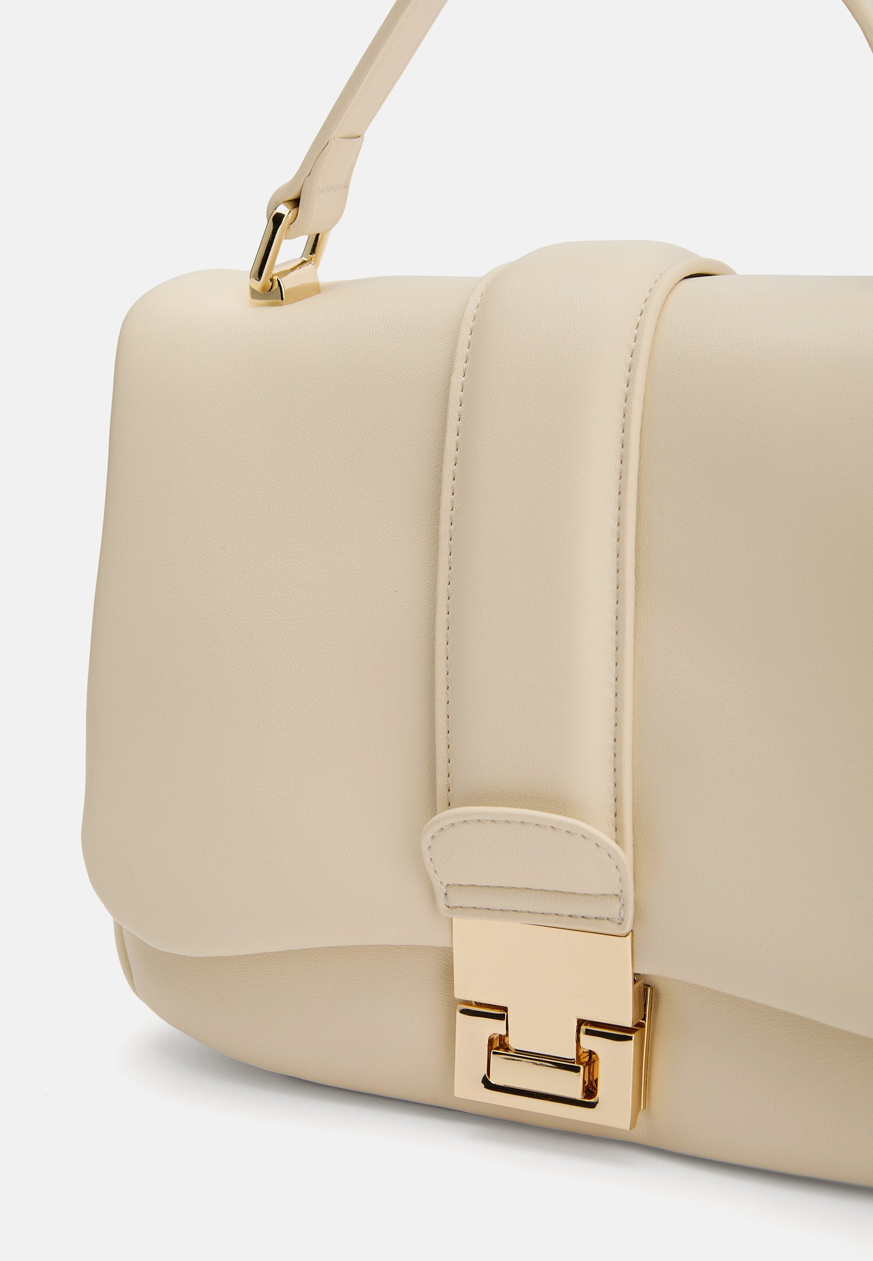 Seidenfelt - Handtaschen>Damen>Kunstledertaschen>Hand Taschen - Evje Top Handle Bag - black / OS-cream / OS-light sand / OS