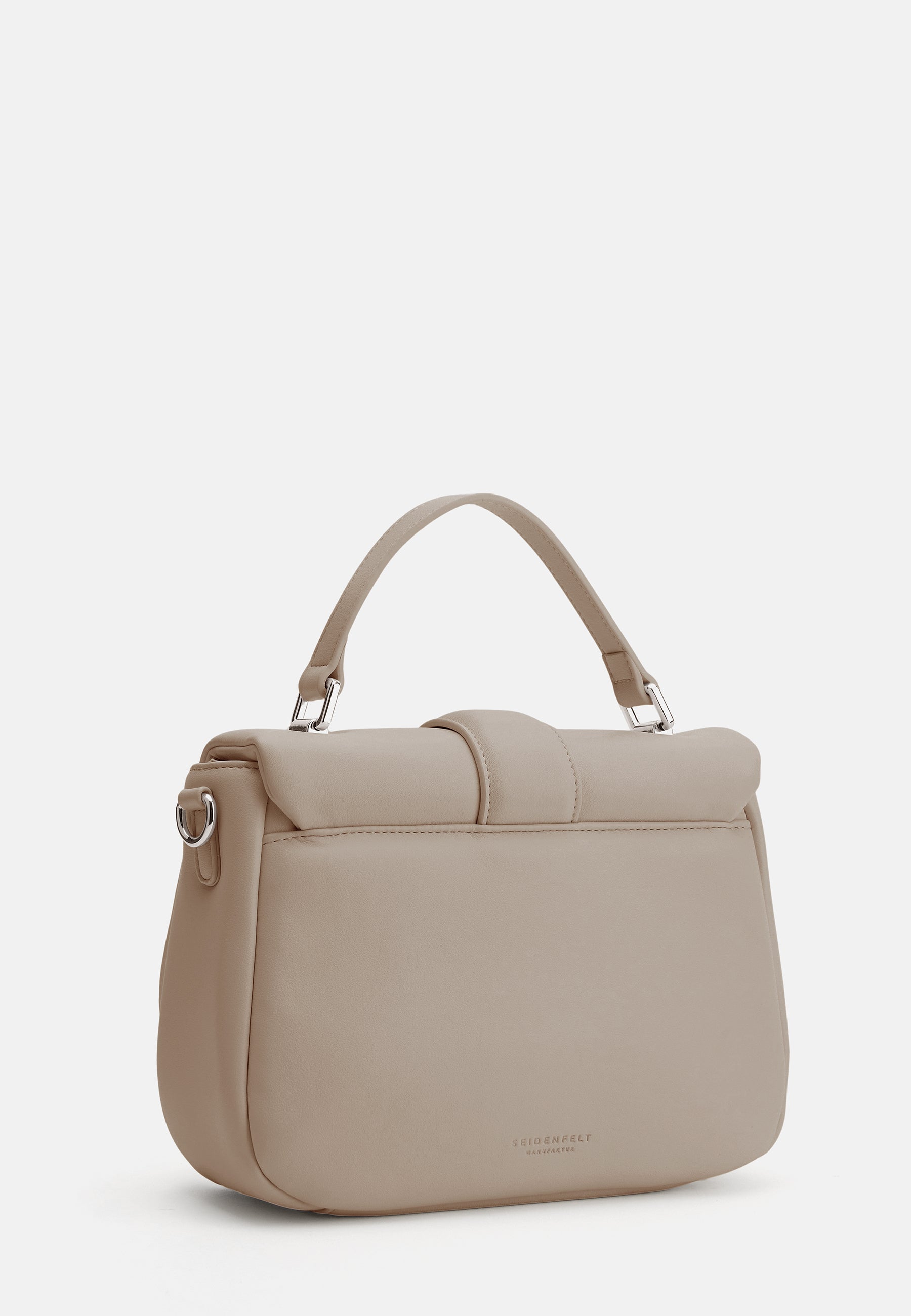 Seidenfelt - Handtaschen>Damen>Kunstledertaschen>Hand Taschen - Evje Top Handle Bag - black / OS-cream / OS-light sand / OS