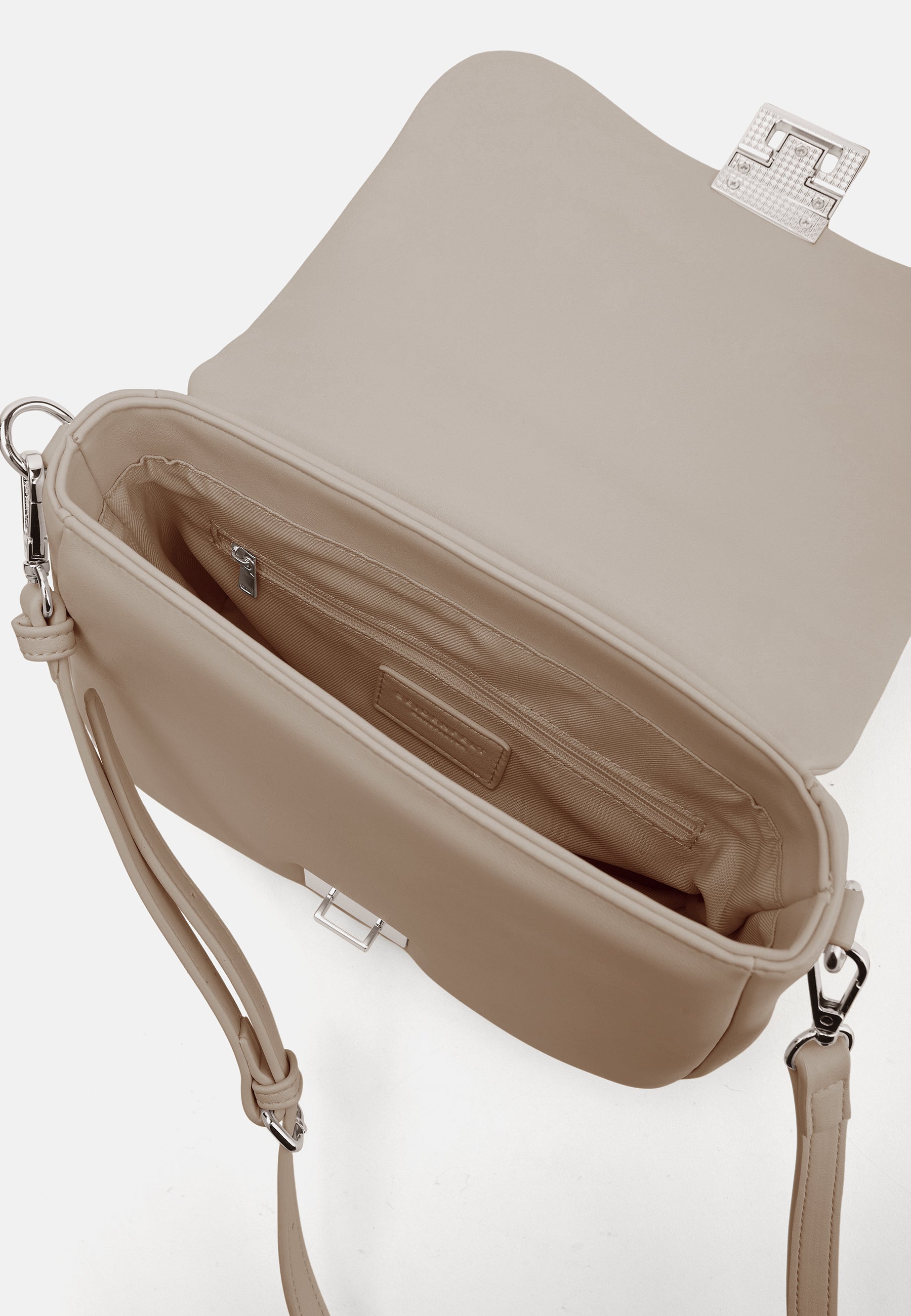 Seidenfelt - Handtaschen>Damen>Kunstledertaschen>Hand Taschen - Evje Top Handle Bag - black / OS-cream / OS-light sand / OS