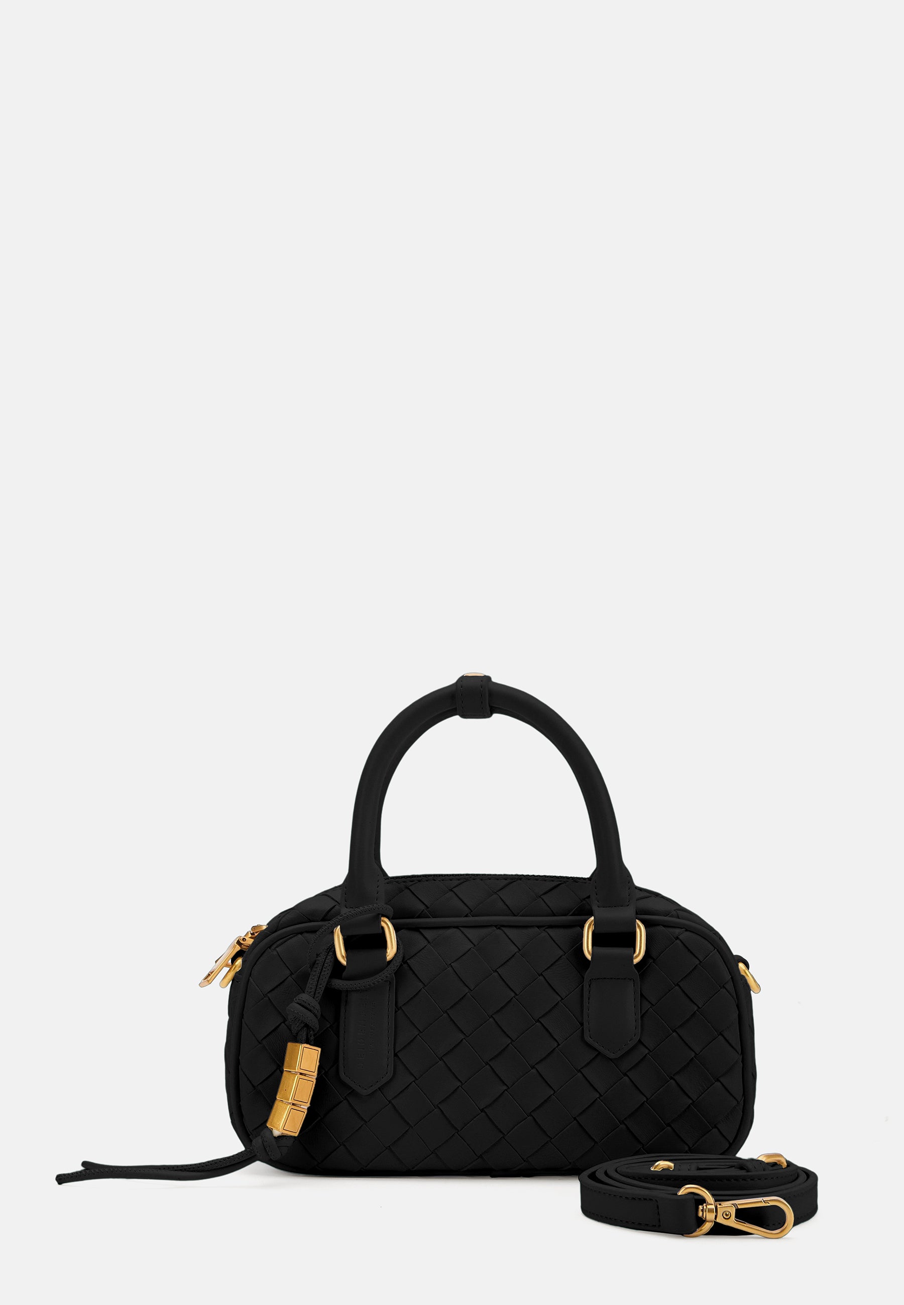Seidenfelt - Handtaschen>Damen>Kunstledertaschen>Hand Taschen - Kinna Bowling Bag - black / OS-shy yellow / OS
