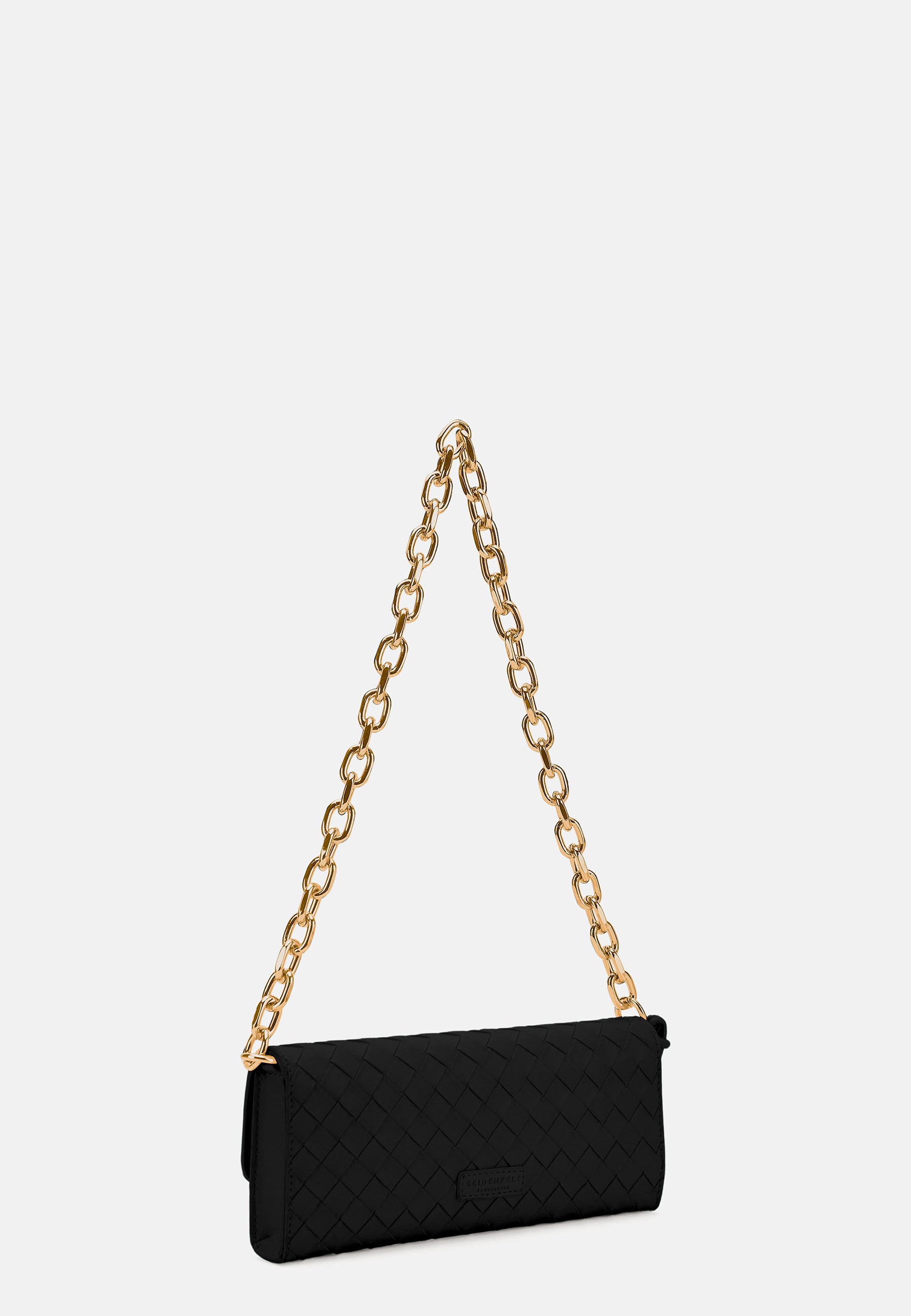 Seidenfelt - Handtaschen>Damen>Kunstledertaschen>Hand Taschen - Kinna Clutch Wallet - black / OS-bright white / OS