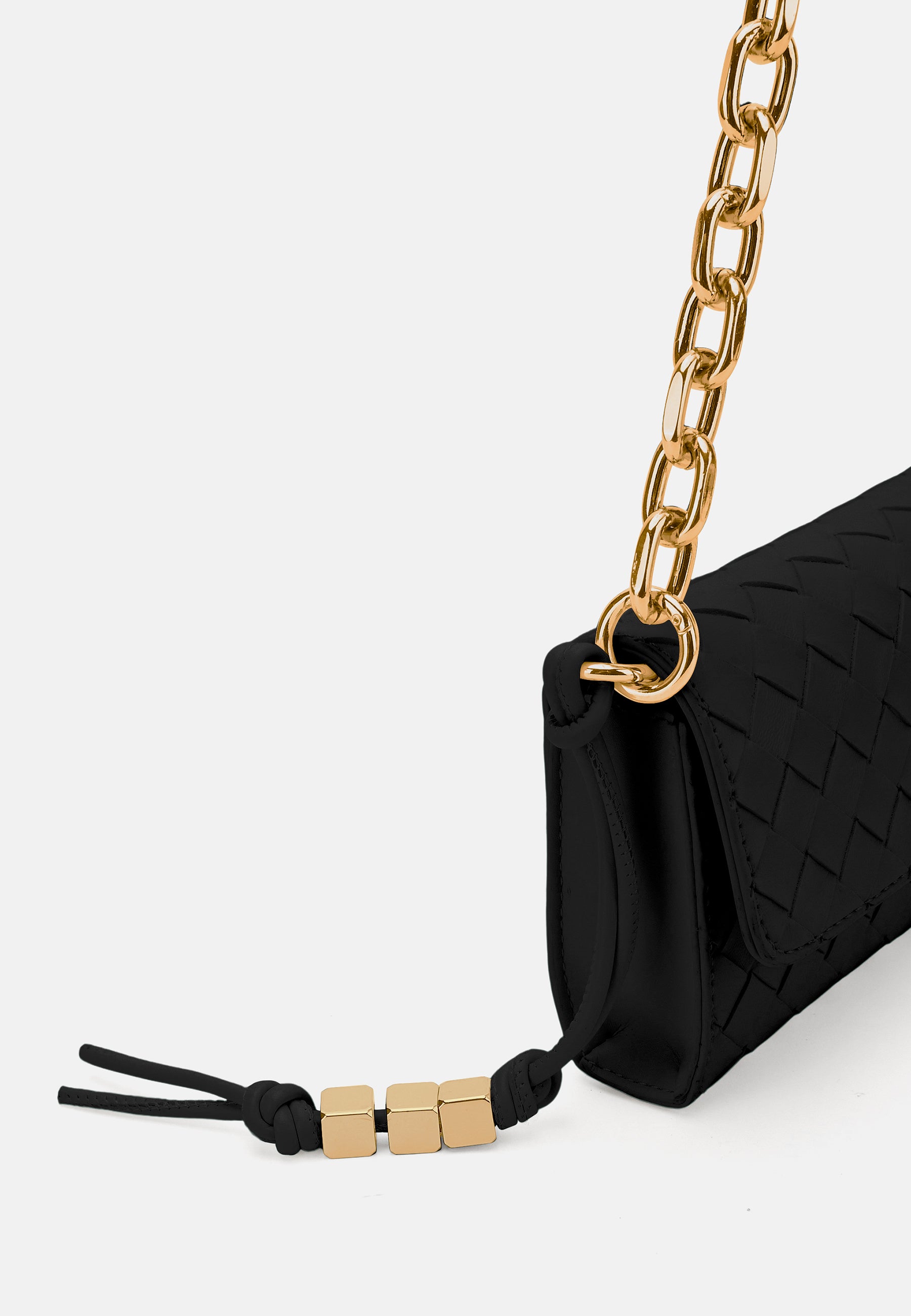 Seidenfelt - Handtaschen>Damen>Kunstledertaschen>Hand Taschen - Kinna Clutch Wallet - black / OS-bright white / OS